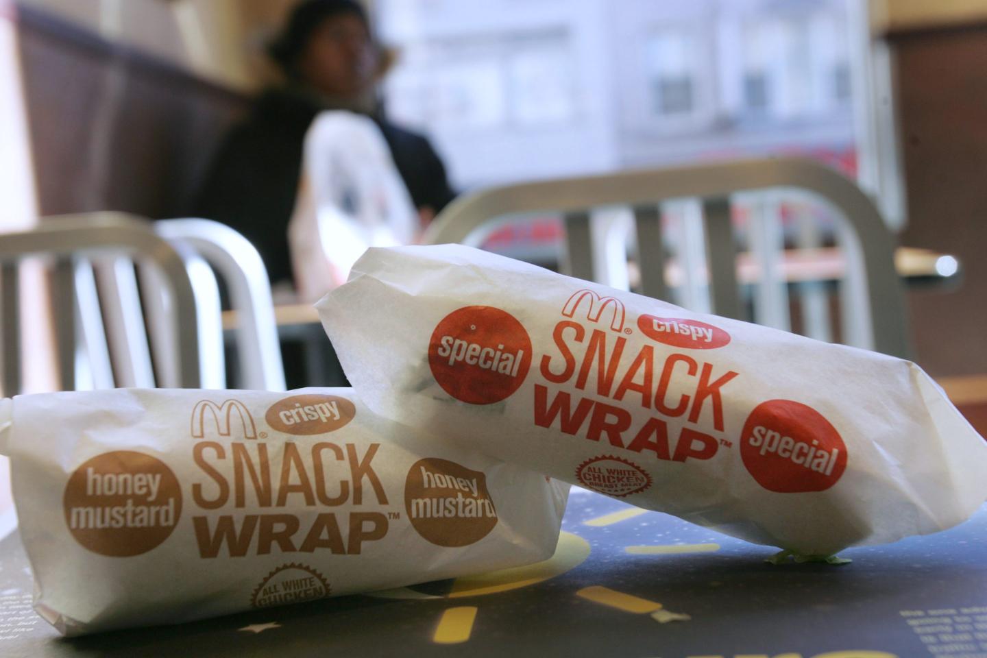 McDonald's snack wraps