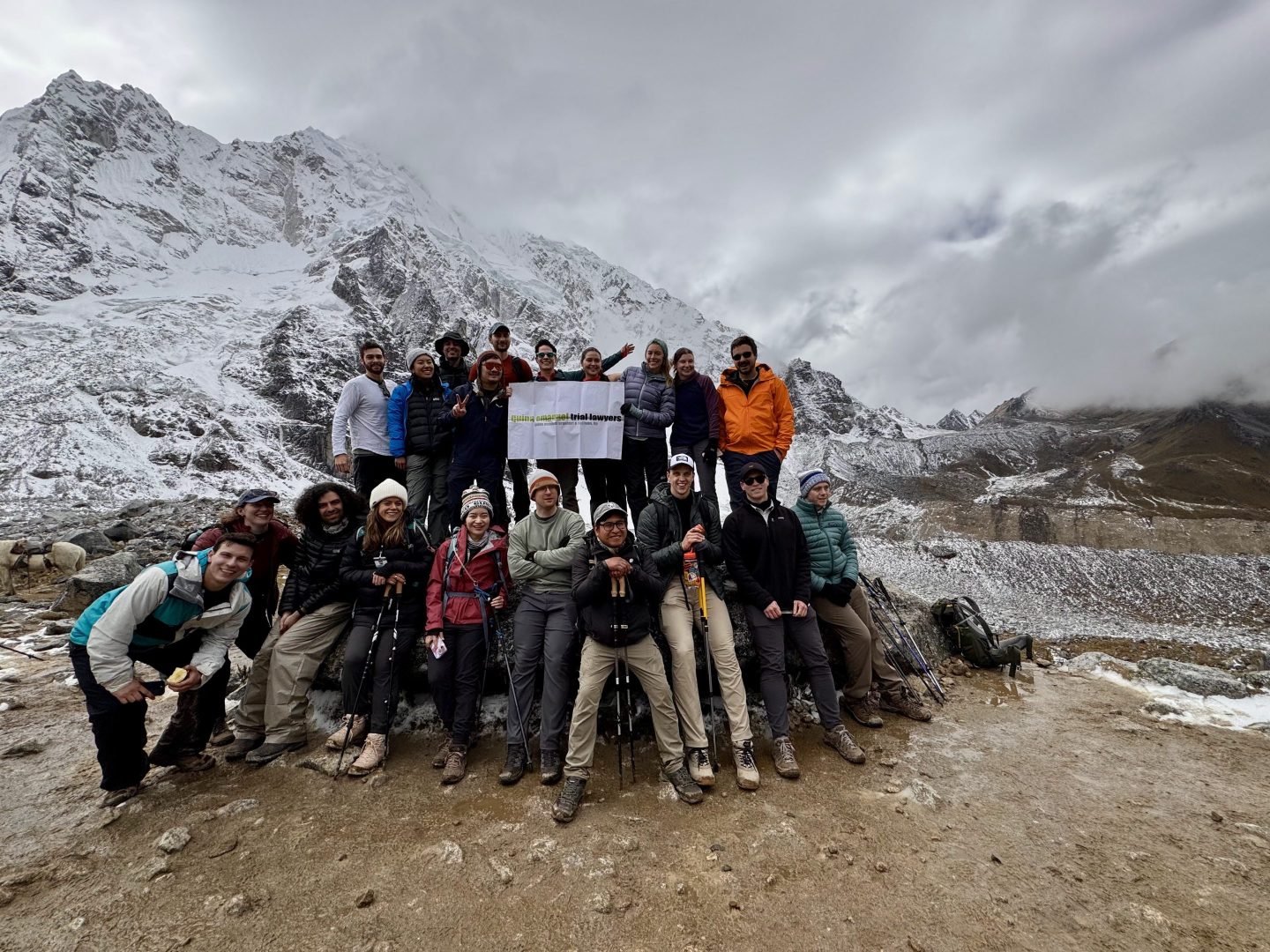 Quinn Emanuel employees hiking in Cusco, Peru in 2025.