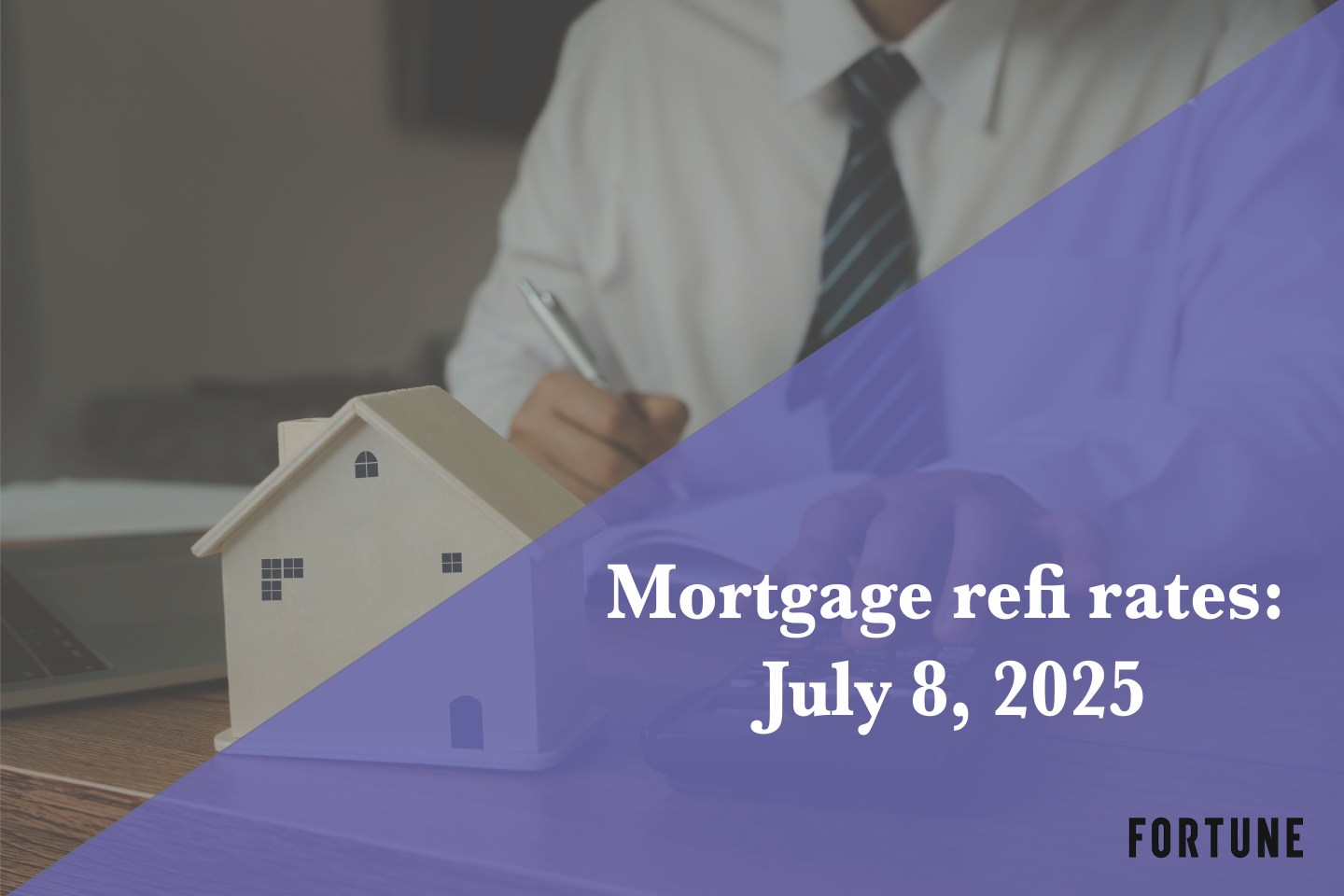 Current refi mortgage rates report for July 8, 2025