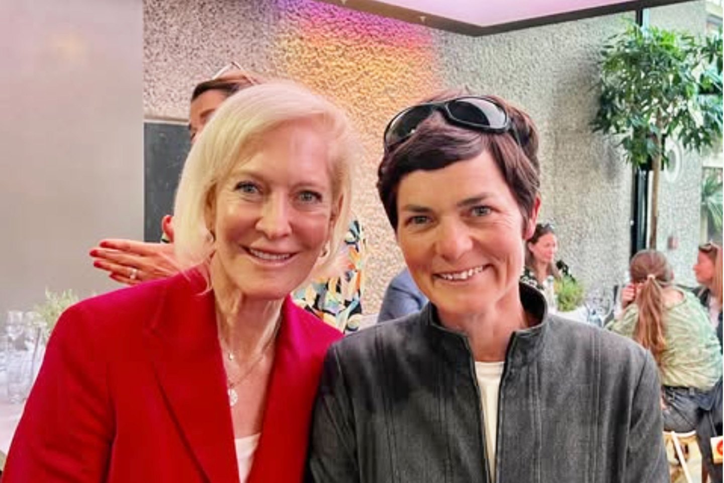 Wendy Schmidt and Dame Ellen MacArthur.
