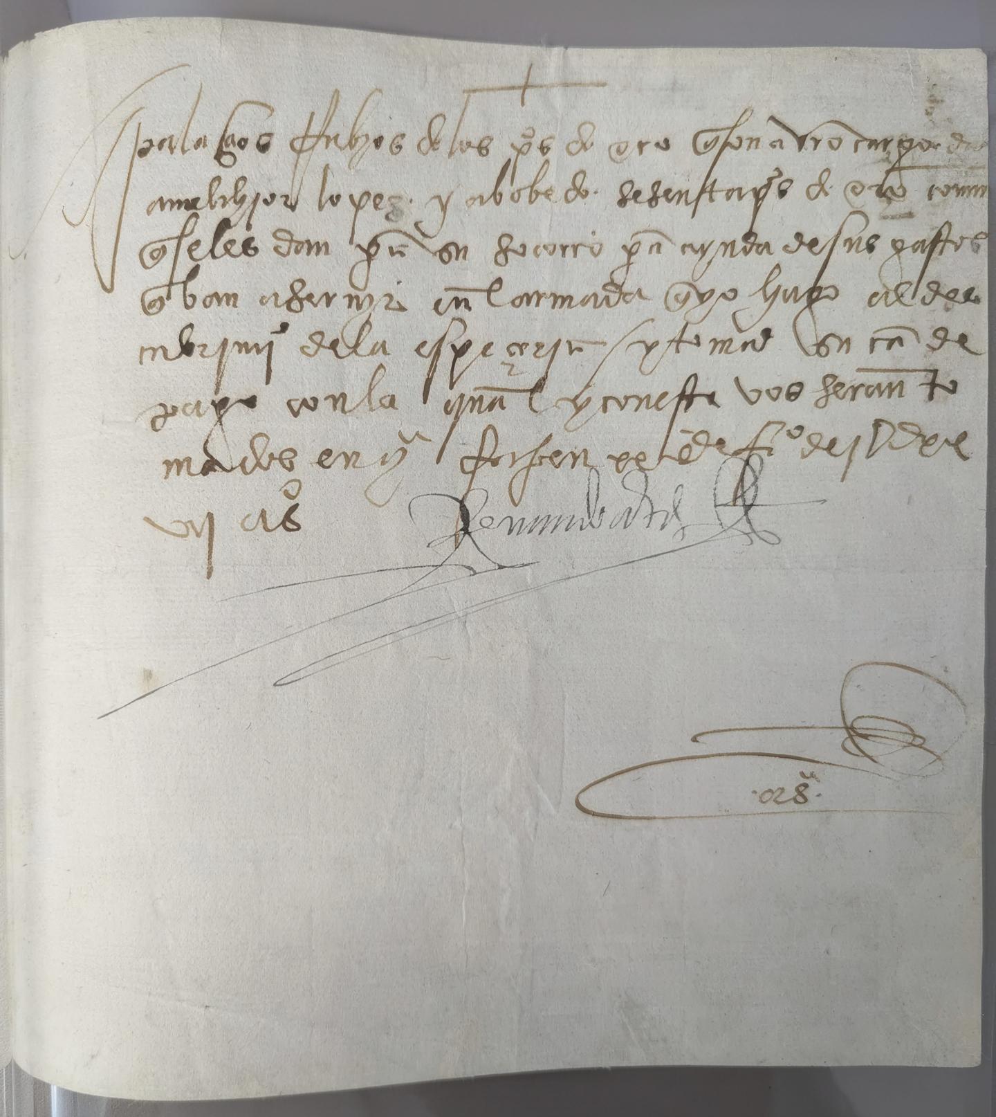 Cortes letter