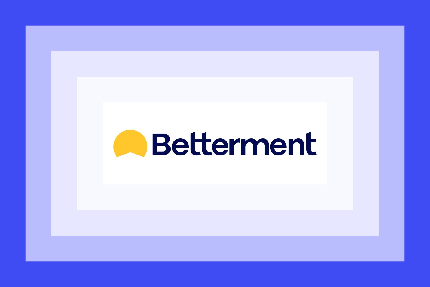 The Betterment logo on a blue and purple layered background.