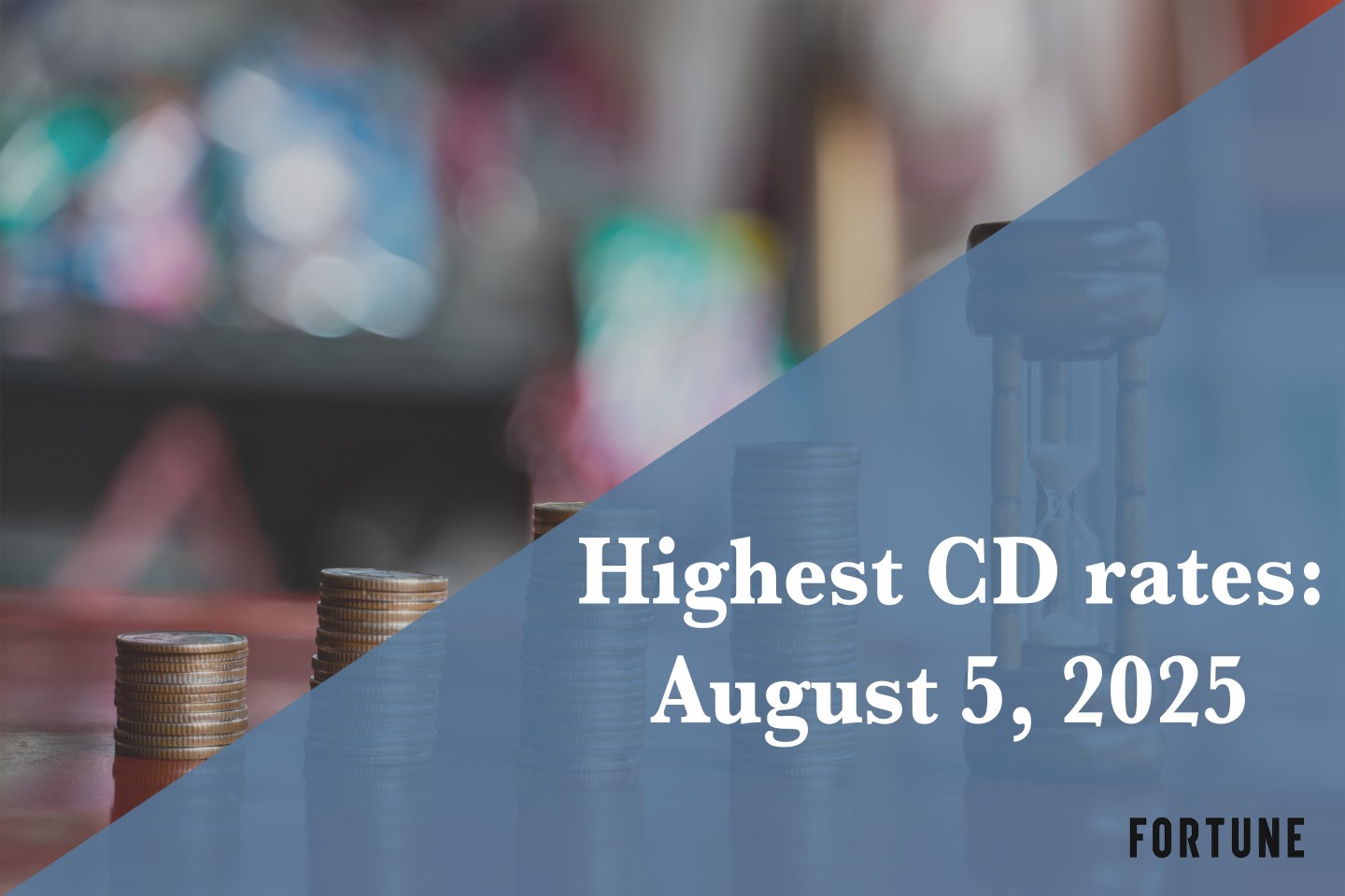 You can earn up to 4.50% APY. Check out the best CD rates on Aug. 5, 2025