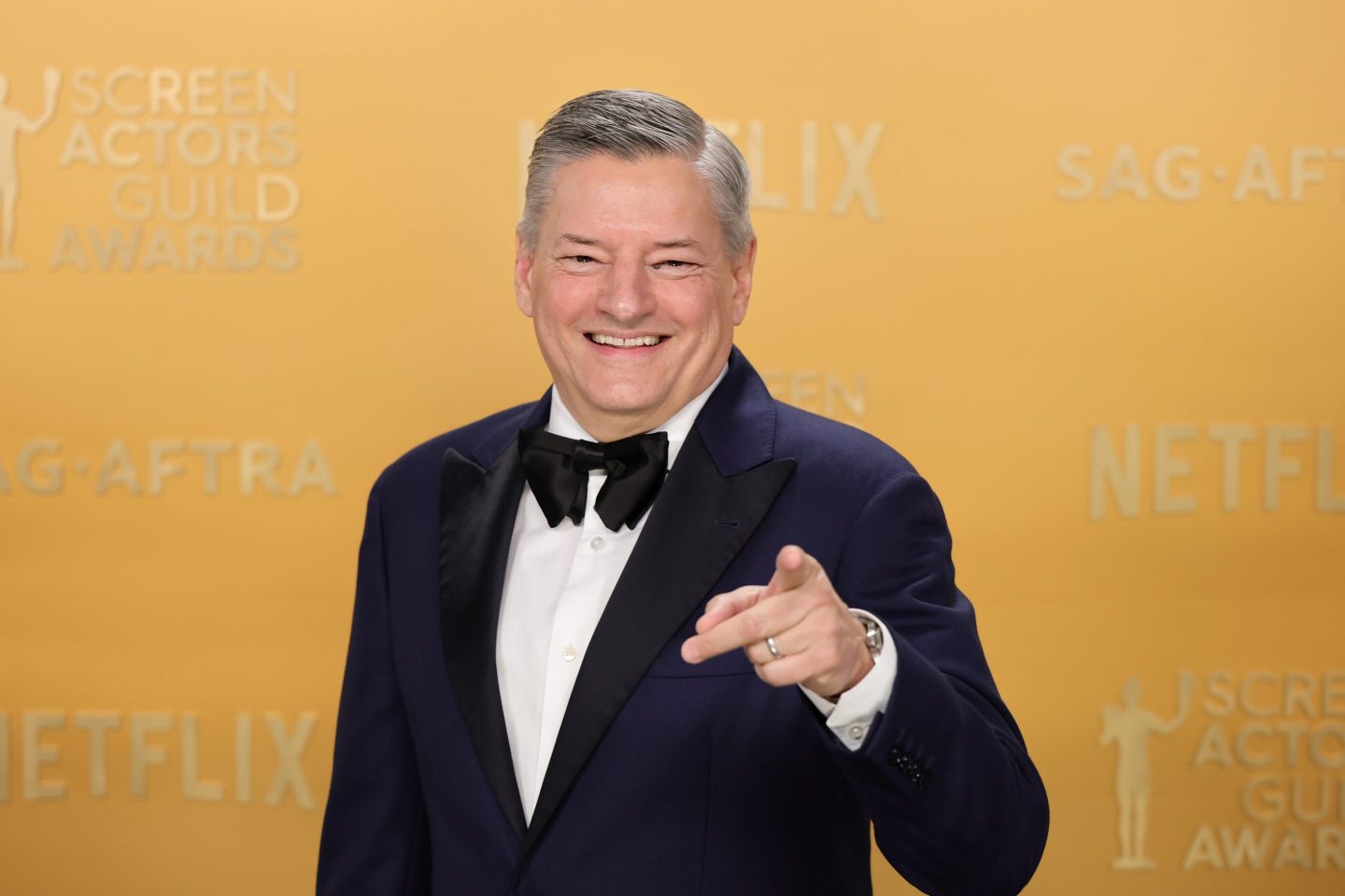 Ted Sarandos is all smiles