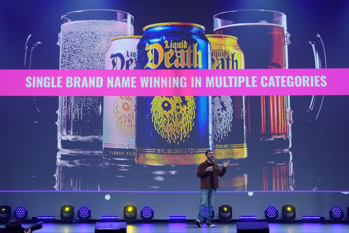 Liquid Death brand partnerships are like taking the ‘Saturday Night Live’ stage, exec says