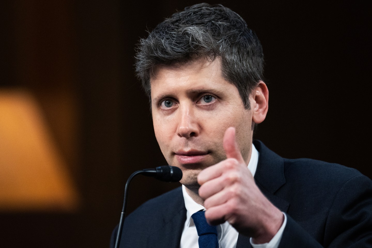 OpenAI CEO Sam Altman testifies during a Senate Commerce, Science and Transportation Committee hearing on May 8, 2025. (Photo: Tom Williams/CQ-Roll Call/Getty Images)