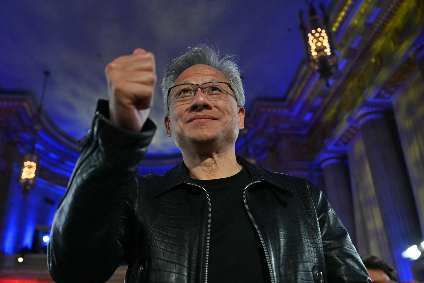 Nvidia CEO Jensen Huang in Washington, D.C., on July 23, 2025. (Photo: Andrew Caballero-Reynolds/AFP/Getty Images)