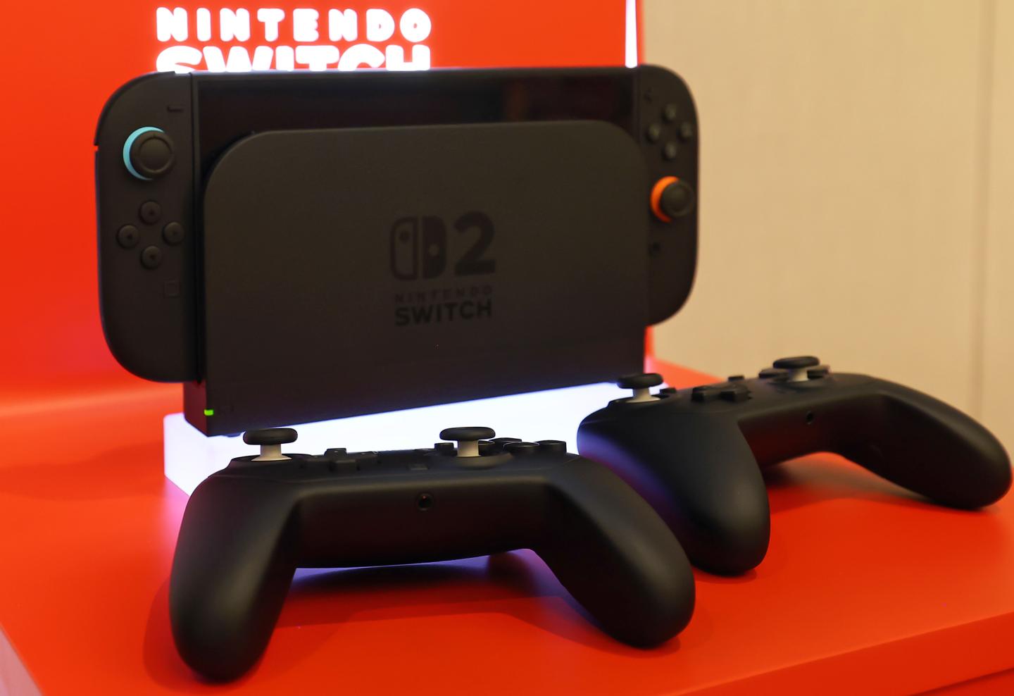 Nintendo Switch 2 on display