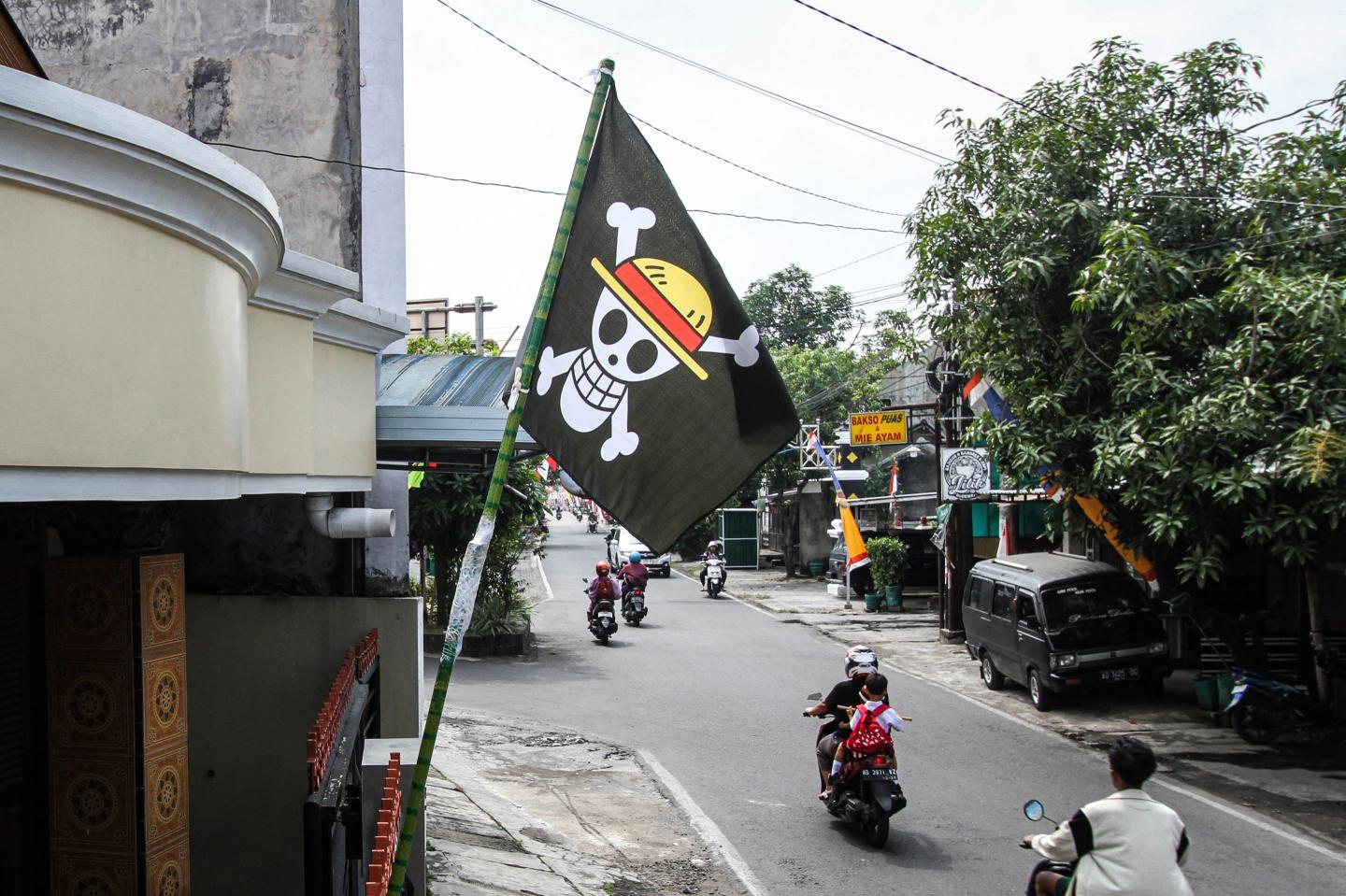 The pirate flag from anime ‘One Piece’ is Indonesia’s newest protest symbol—and officials are cracking down