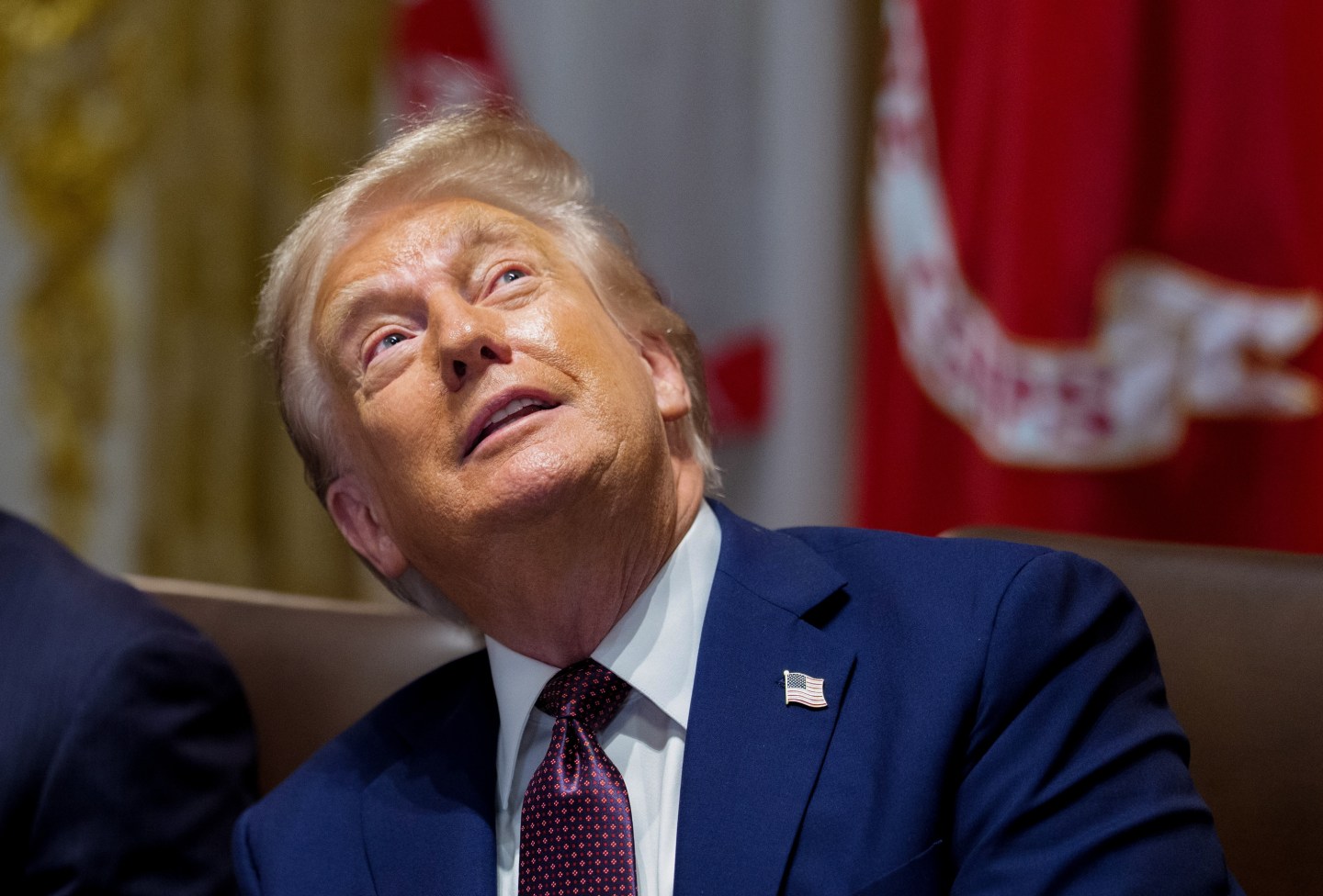 U.S. President Donald Trump during a cabinet meeting at the White House on Aug. 26, 2025.