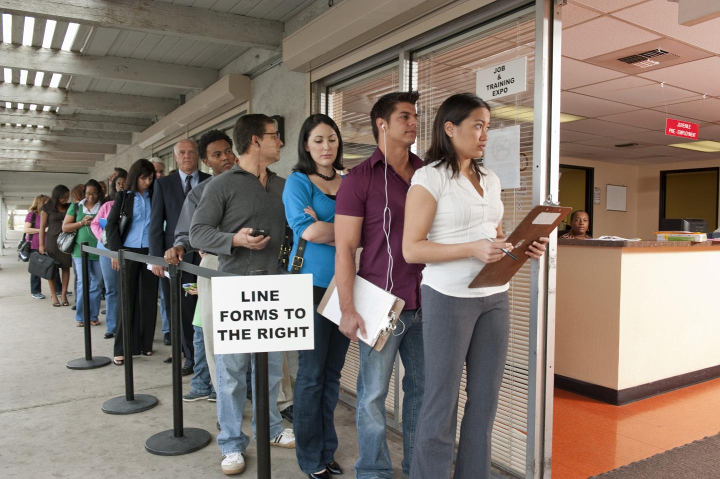 Unemployment line