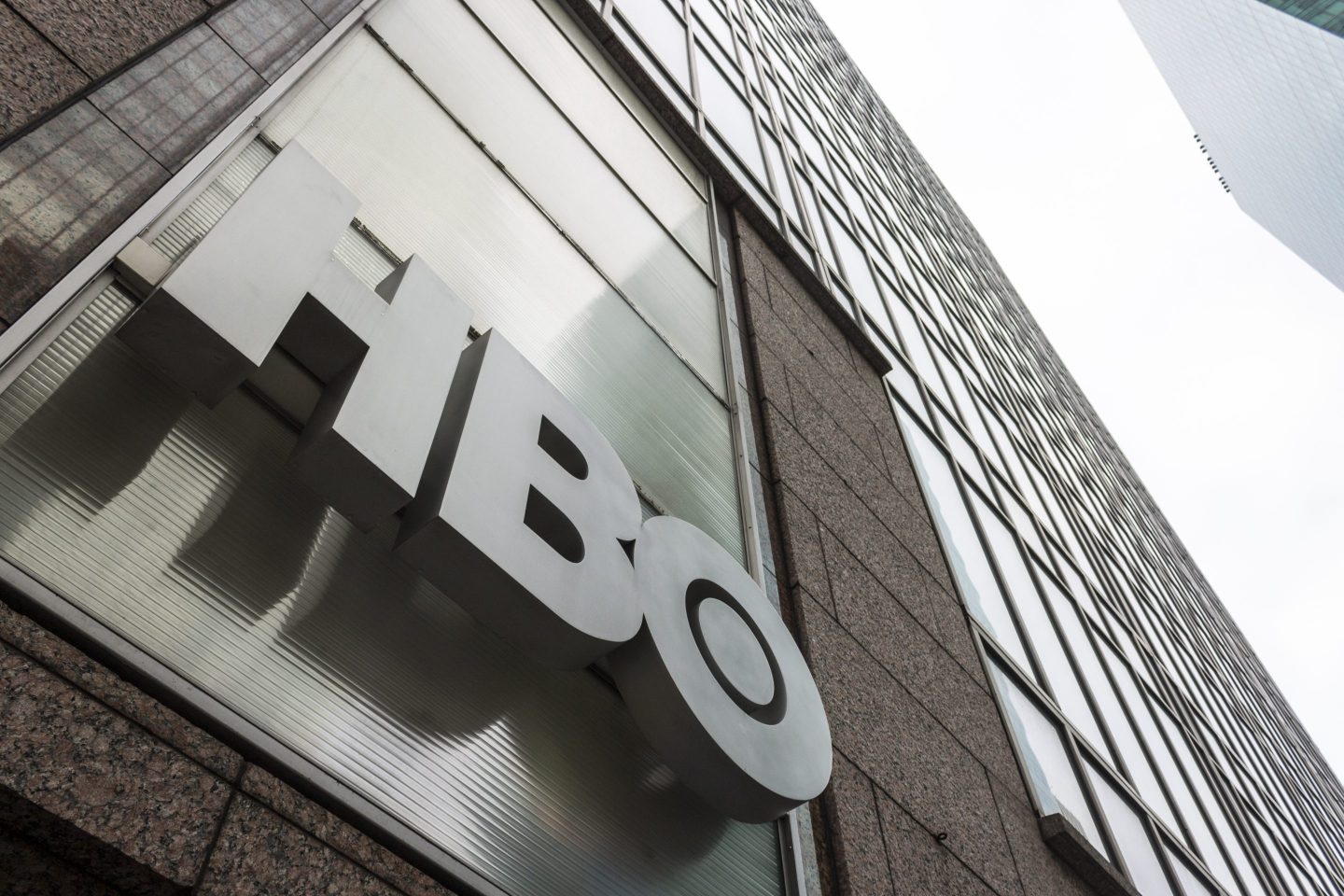 The outside of HBO's building