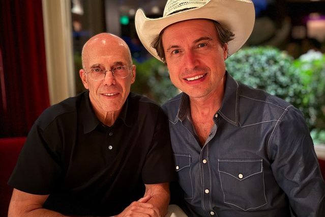 Jeffrey Katzenberg (left) and Kimbal Musk.