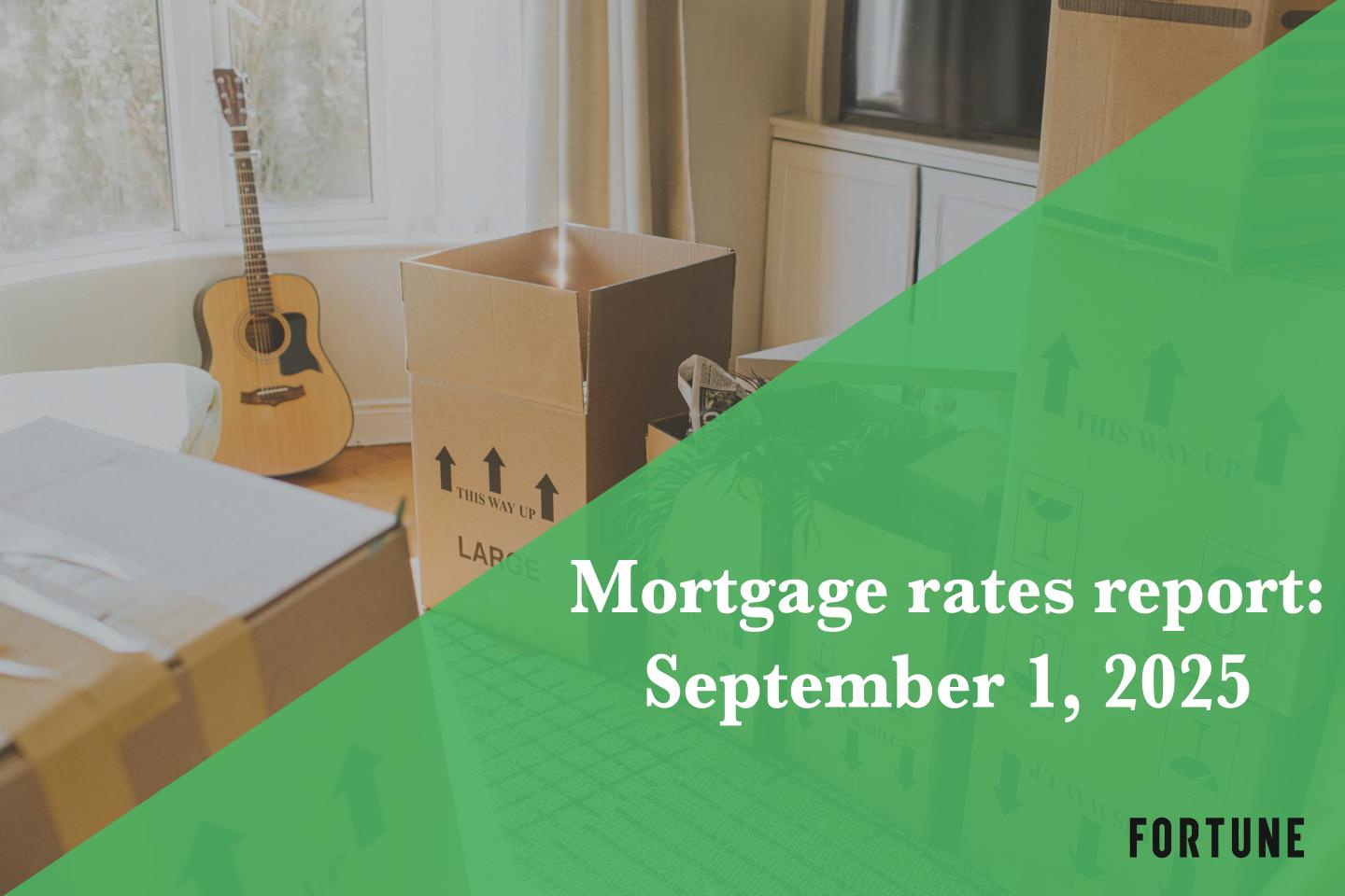 Current mortgage rates report for Sept. 1, 2025: Rates go even lower