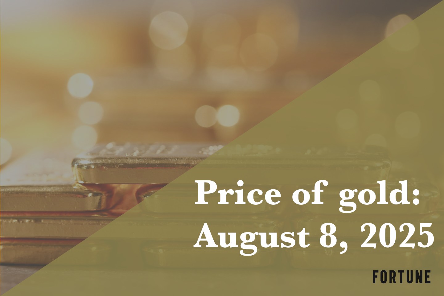 A pile of gold bars.