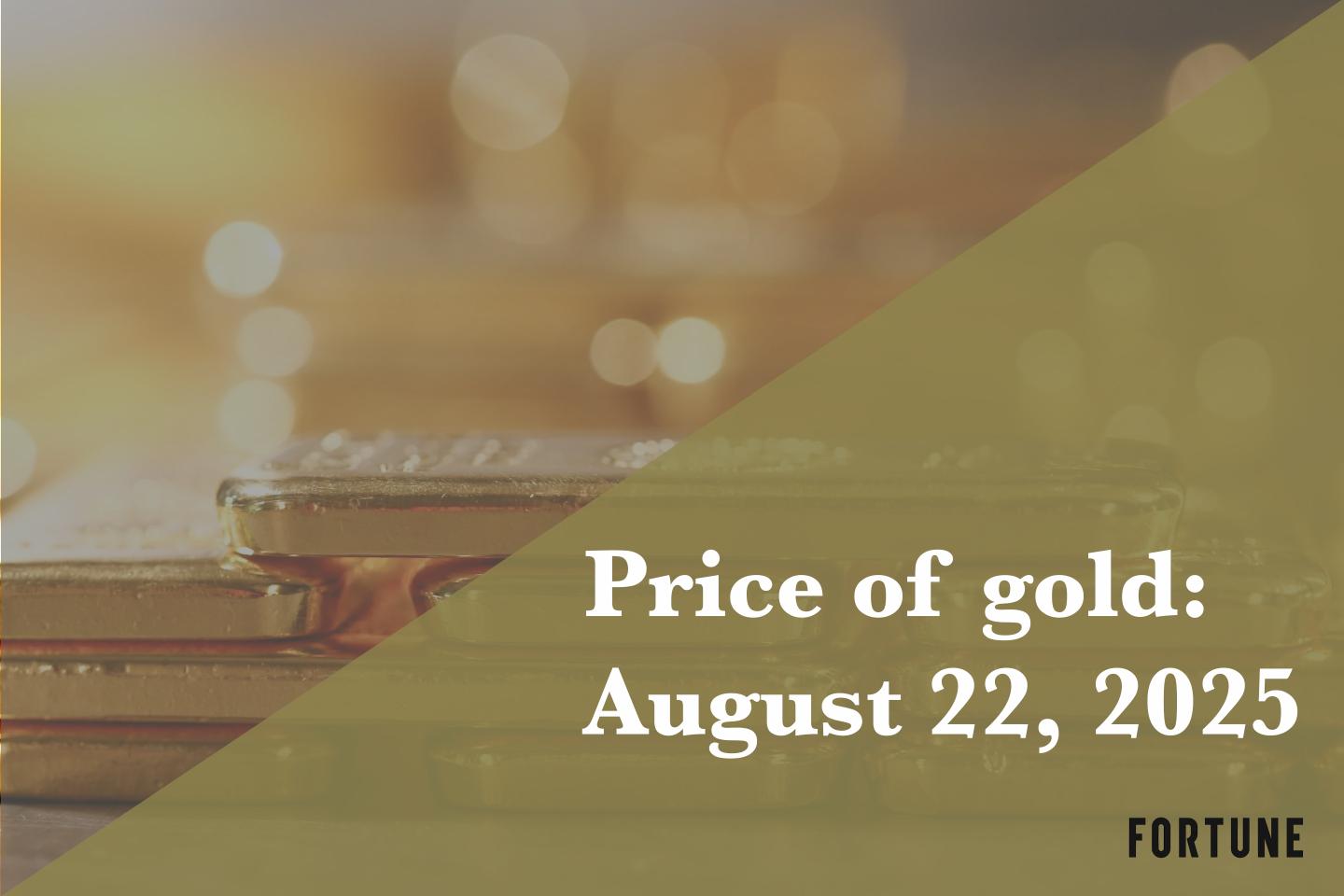 A pyramid of gold bars.
