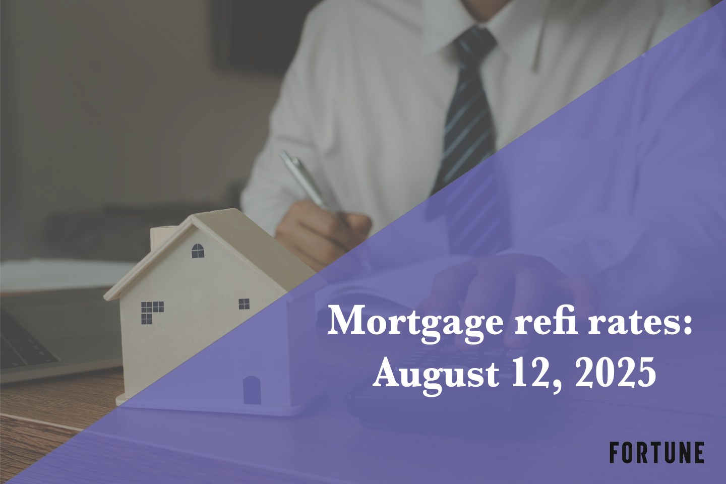 Current refi mortgage rates report for Aug. 12, 2025