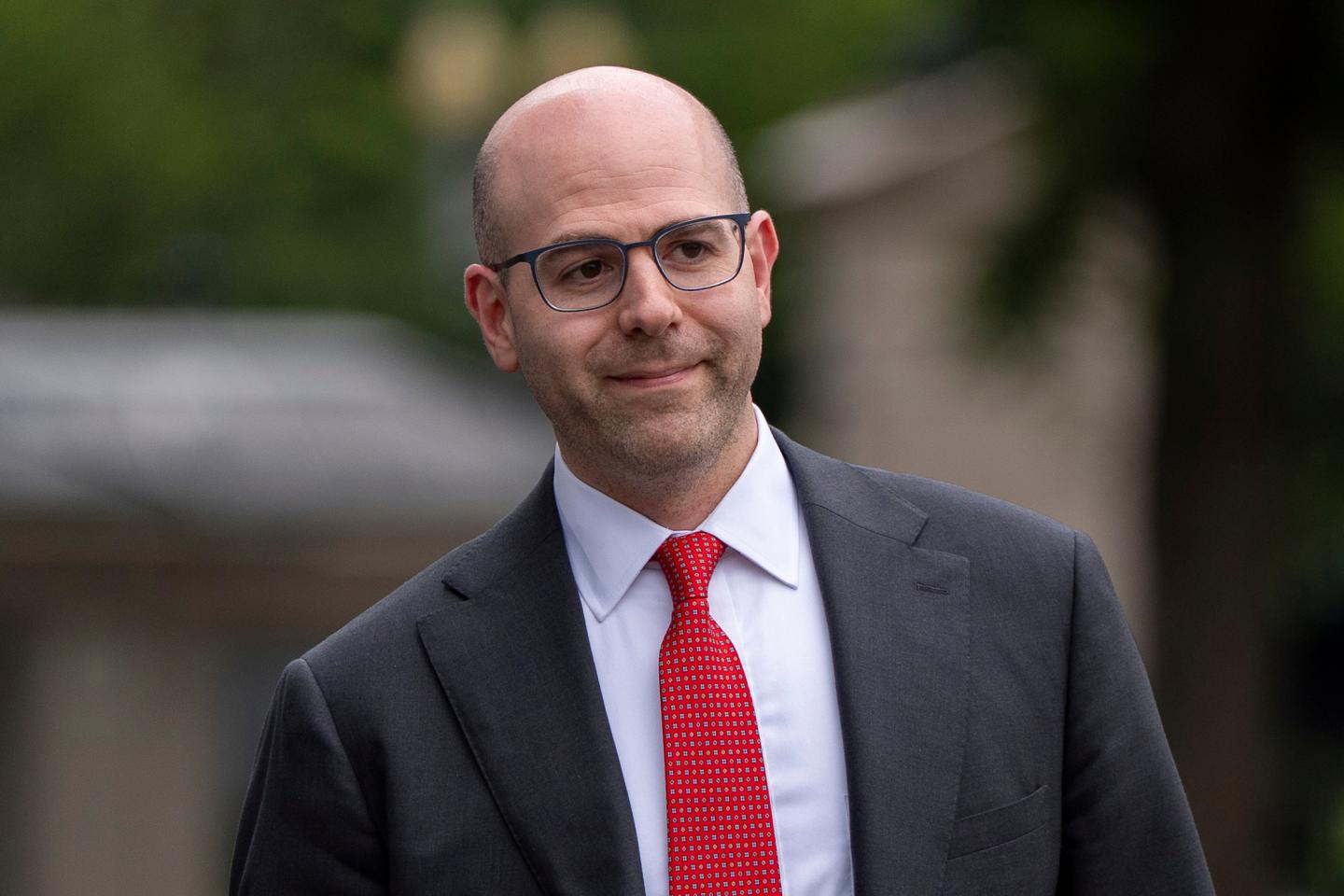 Stephen Miran, chairman of the Council of Economic Advisors, walks at the White House, June 17, 2025, in Washington.