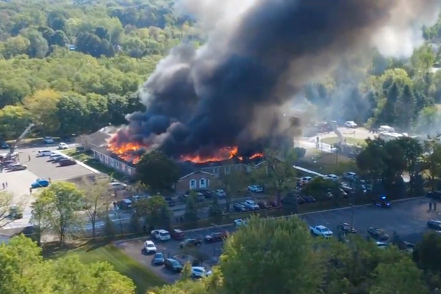 Gunman sets Michigan church on fire while killing at least 1 person and injuring 9, police say