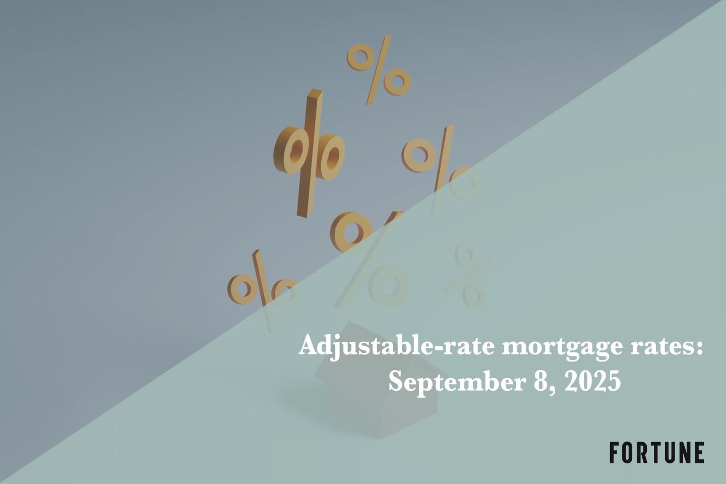 Current ARM mortgage rates report for Sept. 8, 2025