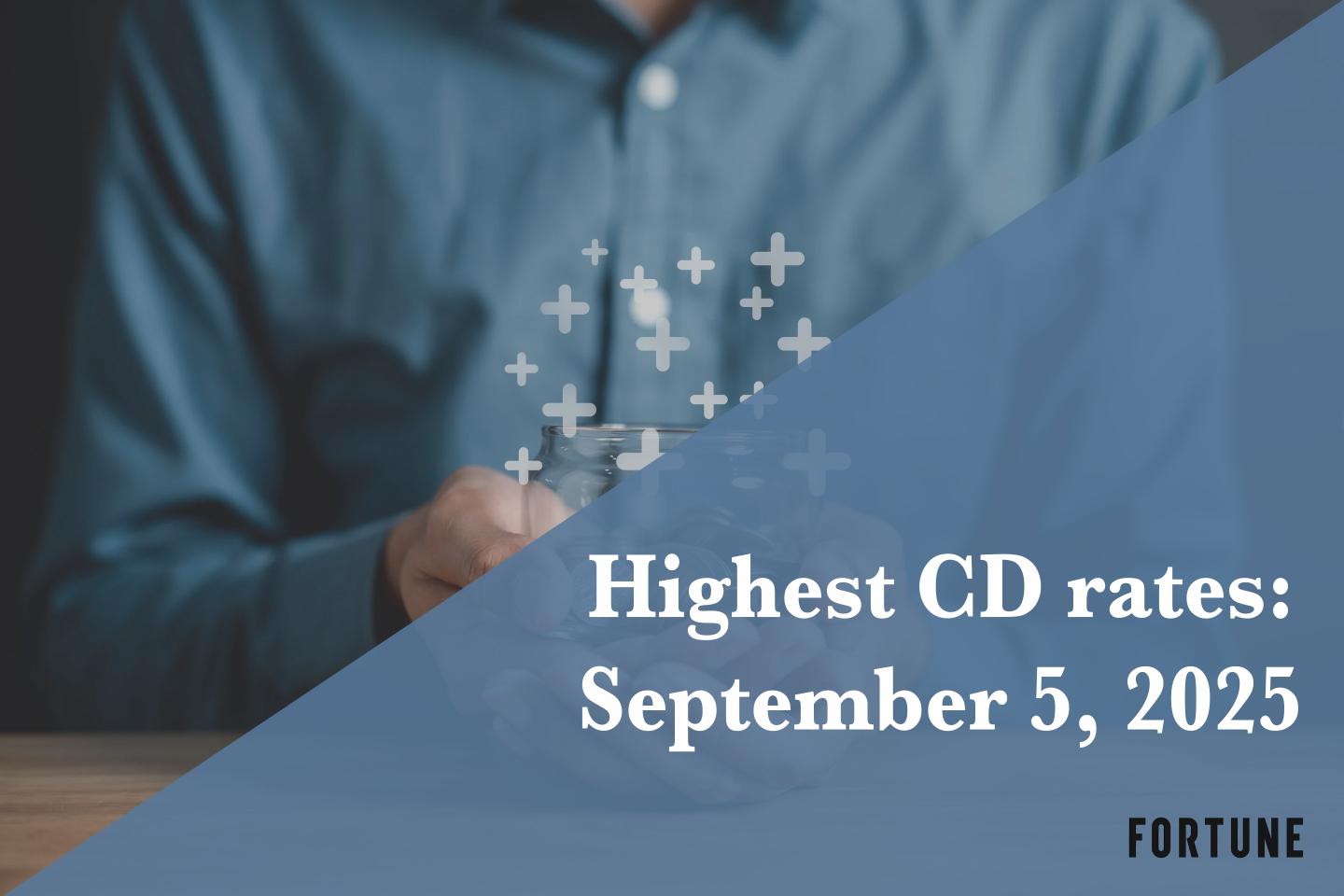 This CD still yields 4.45%—here are the best CD rates on Sept. 5, 2025