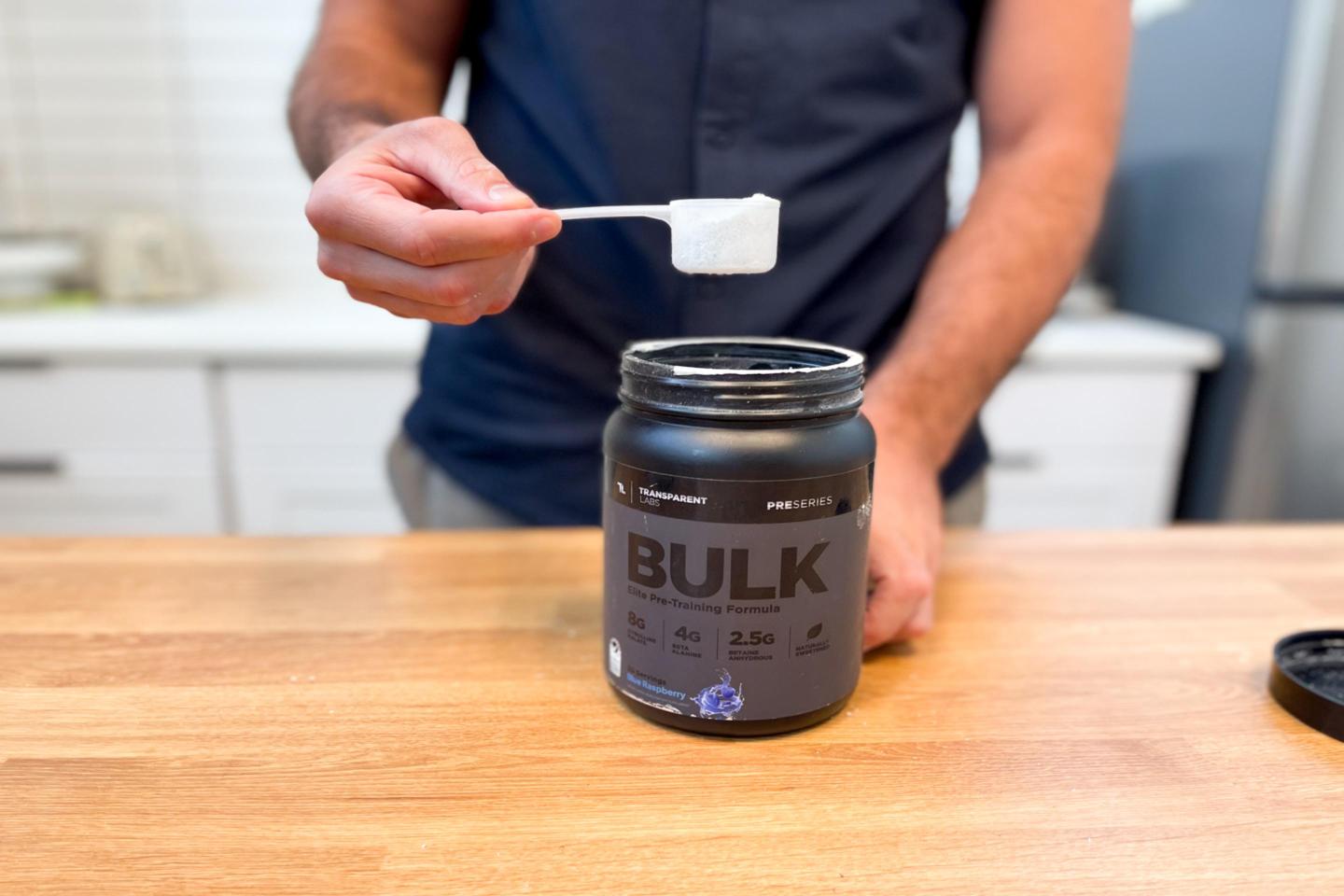 Transparent Labs bulk as best pre-workout