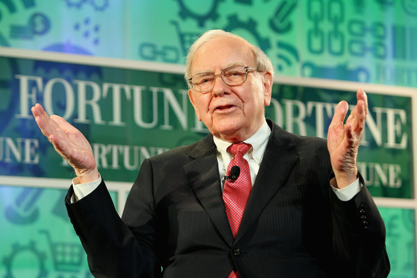 Warren Buffett speaks onstage at the FORTUNE Most Powerful Women Summit on October 16, 2013 in Washington, DC.