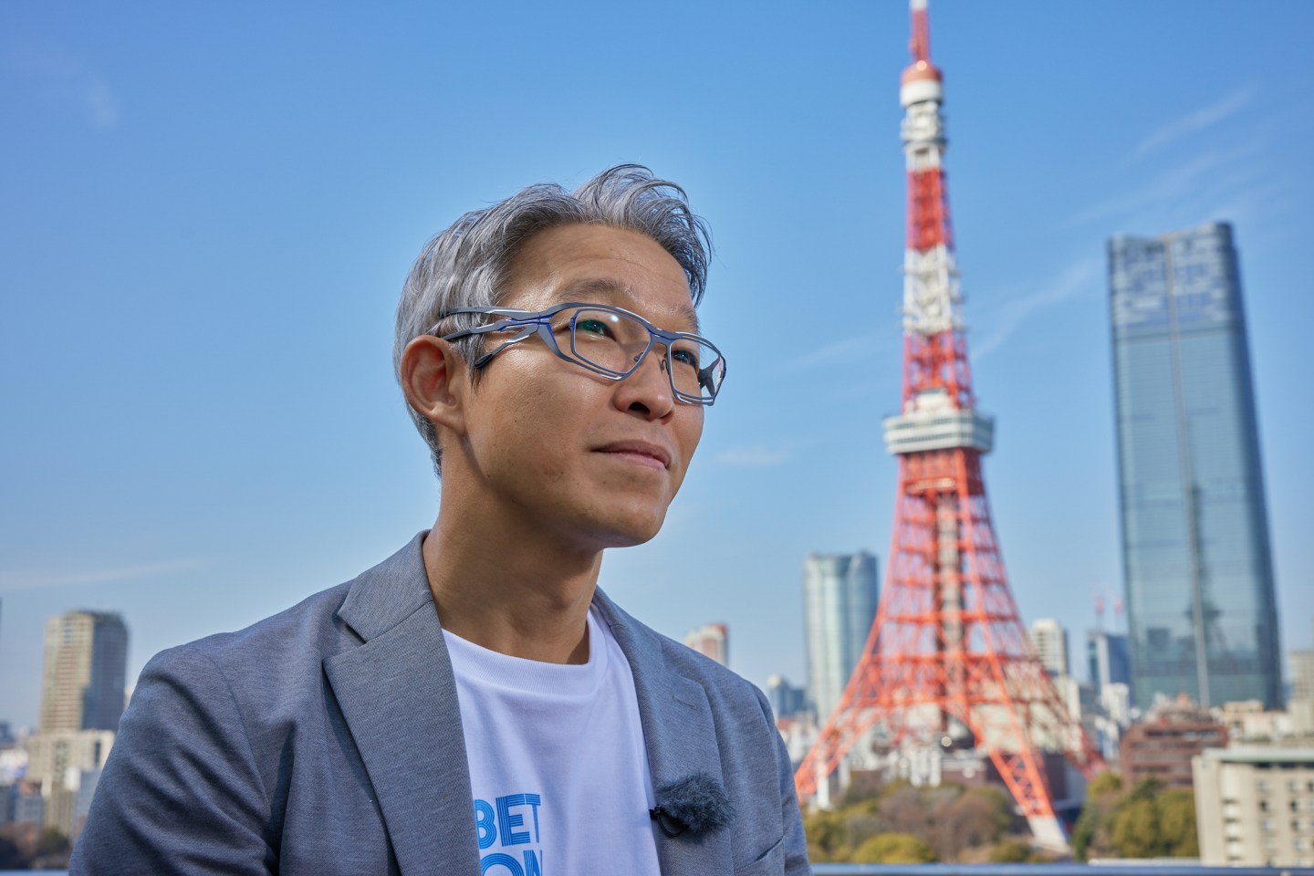 A portrait of Hisayuki Idekoba, president and CEO of Recruit Holdings Co. and CEO of Indeed, in Tokyo, Japan.