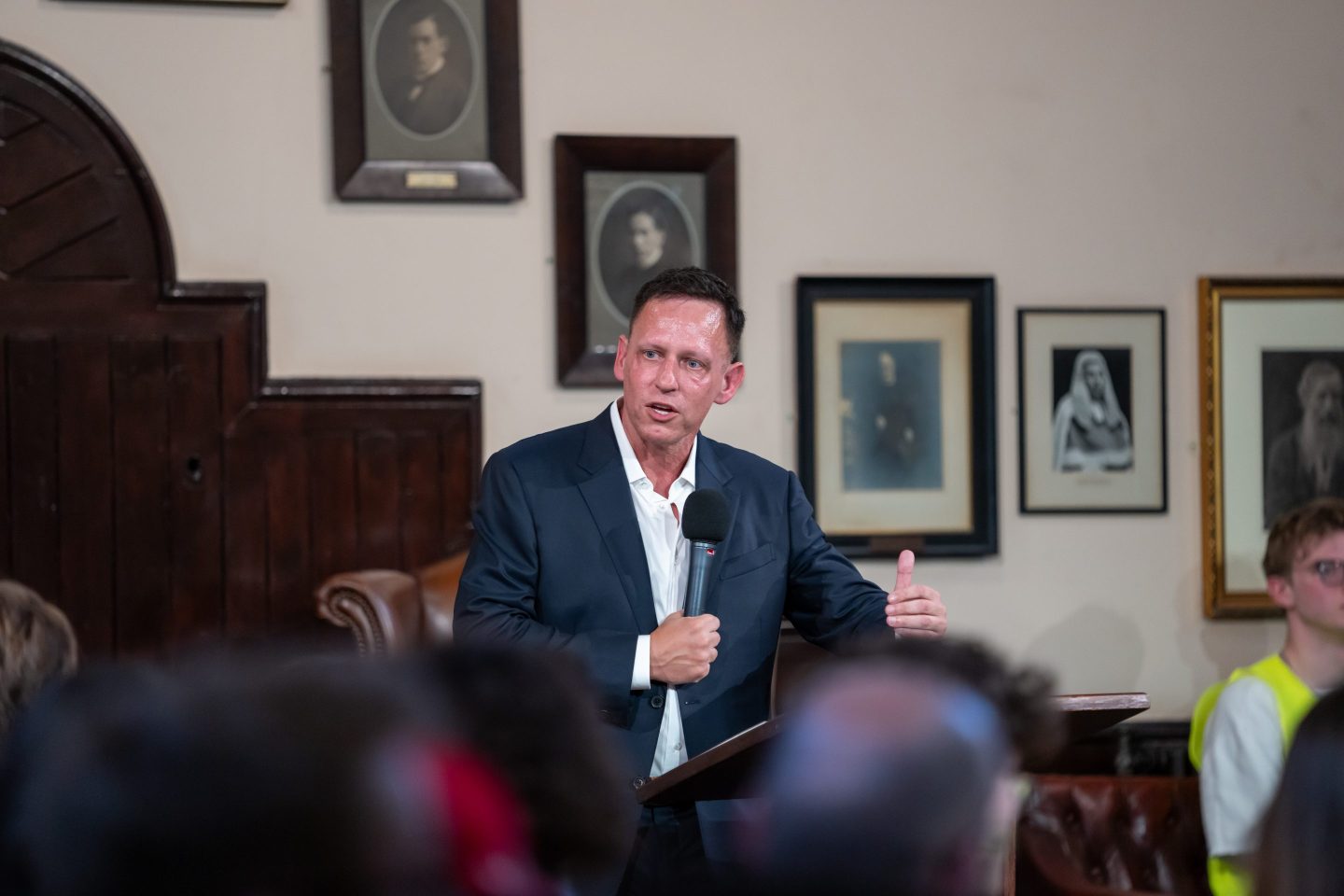 Peter Thiel speaks at Cambridge