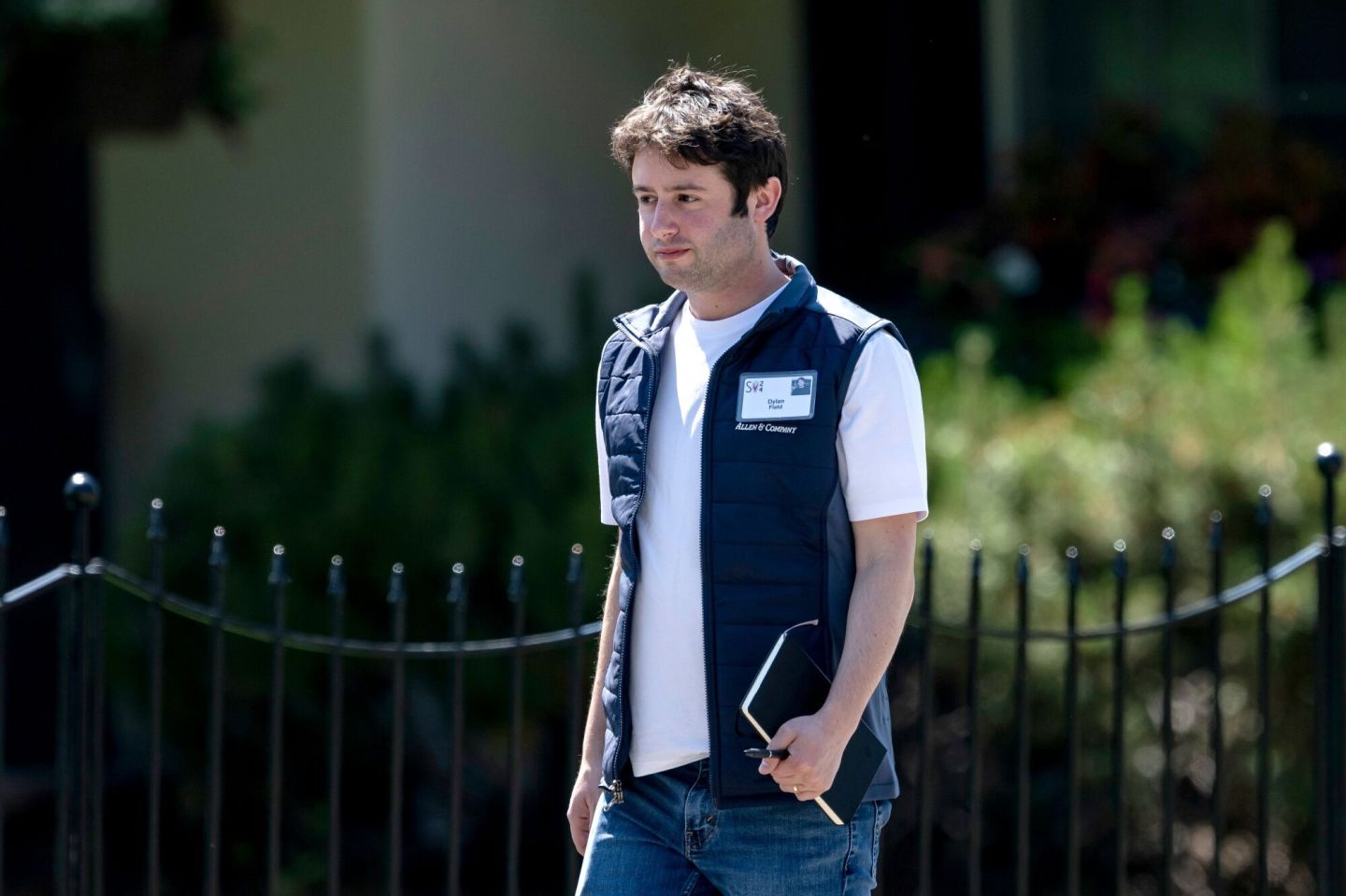 Dylan Field, co-founder and chief executive officer of Figma, in Sun Valley, Idaho, on July 11, 2024. (Photo: David Paul Morris/Bloomberg/Getty Images)