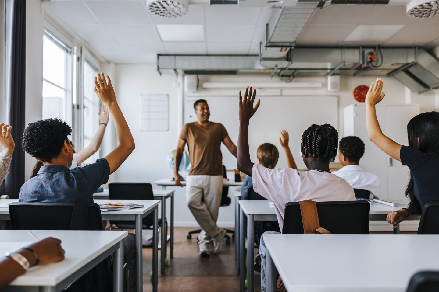Students in classroom