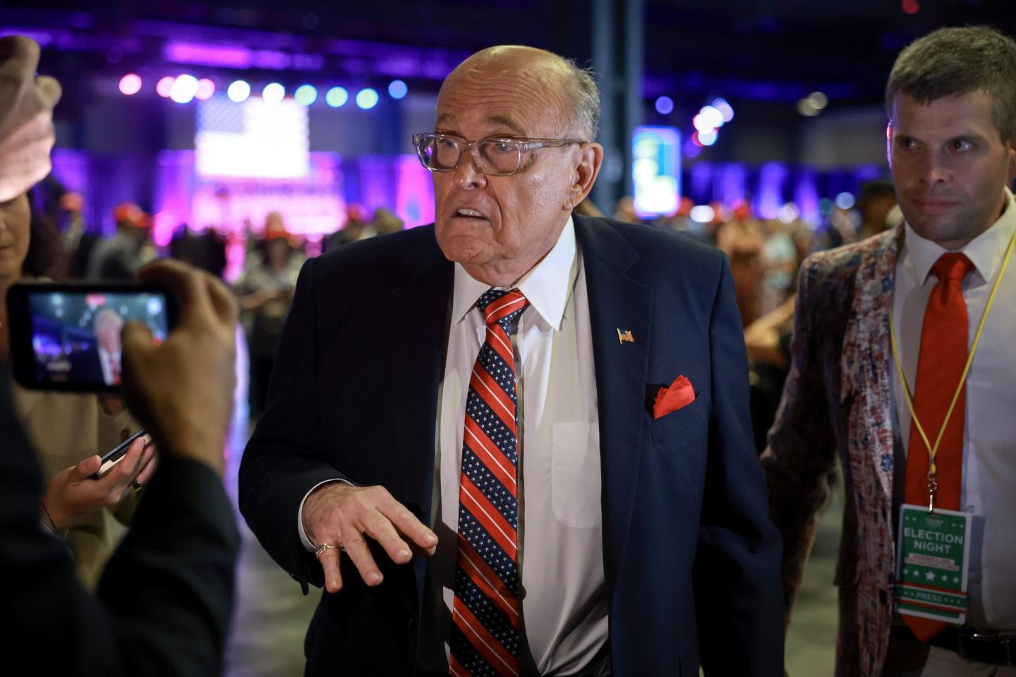 Former New York City Mayor Rudy Giuliani