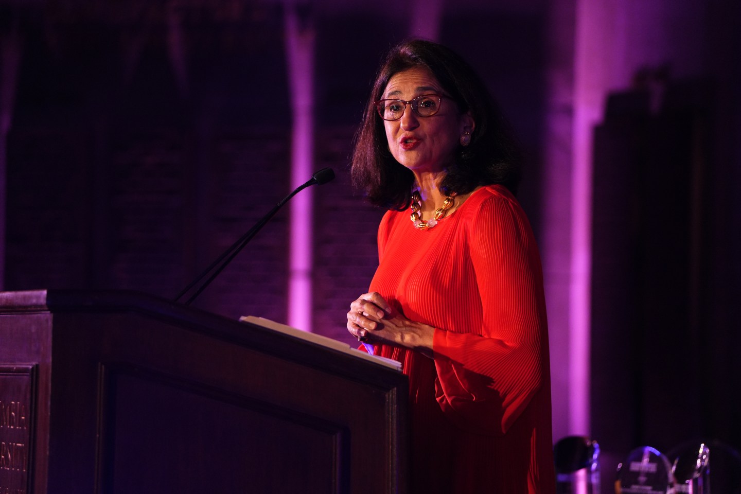 Former Columbia president Nemat (Minouche) Shafik has a new gig.