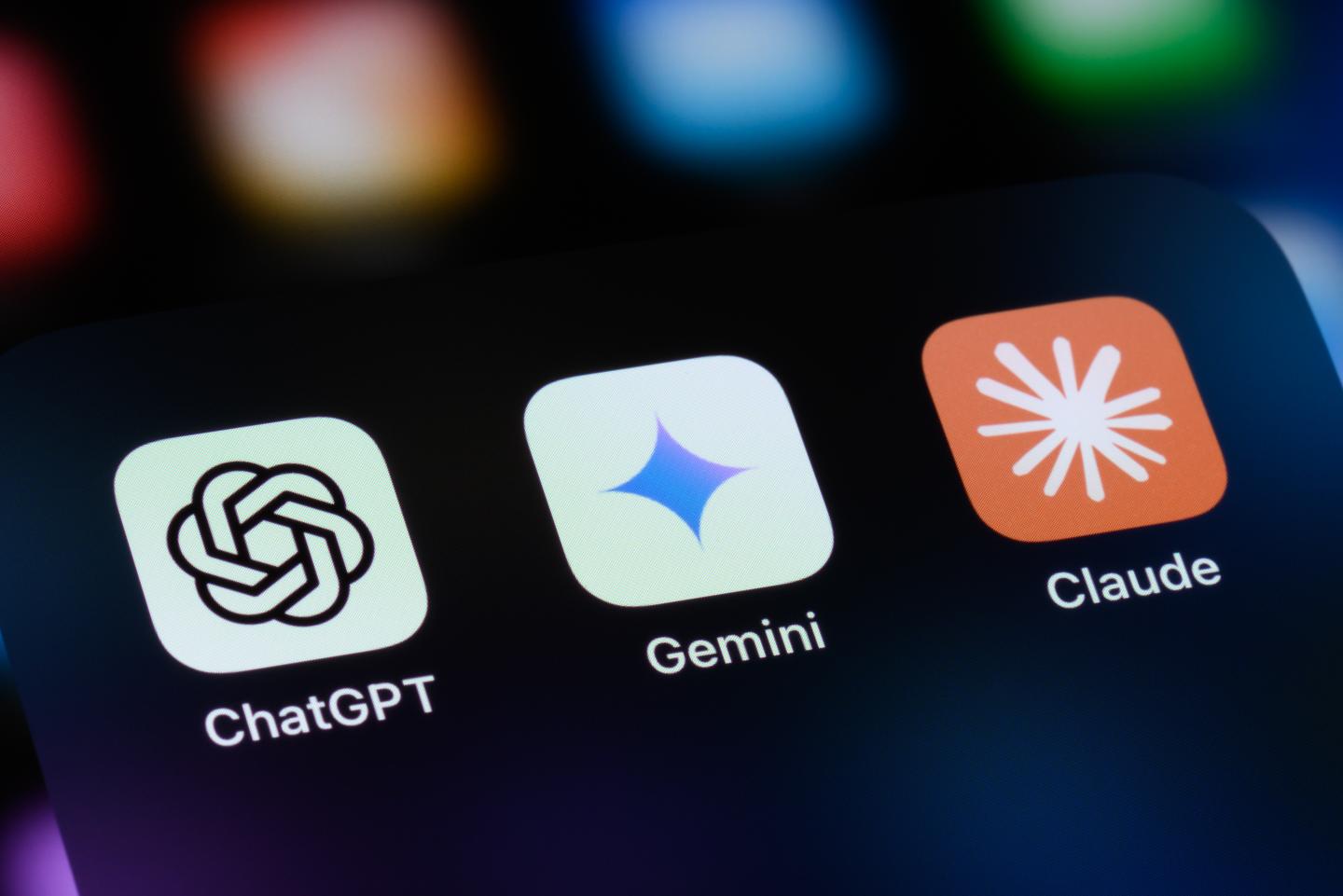 AI apps on a phone.