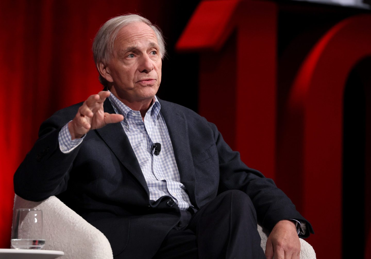 Ray Dalio speaks onstage during the 2025 TIME100 Summit at Jazz at Lincoln Center on April 23, 2025 in New York City.