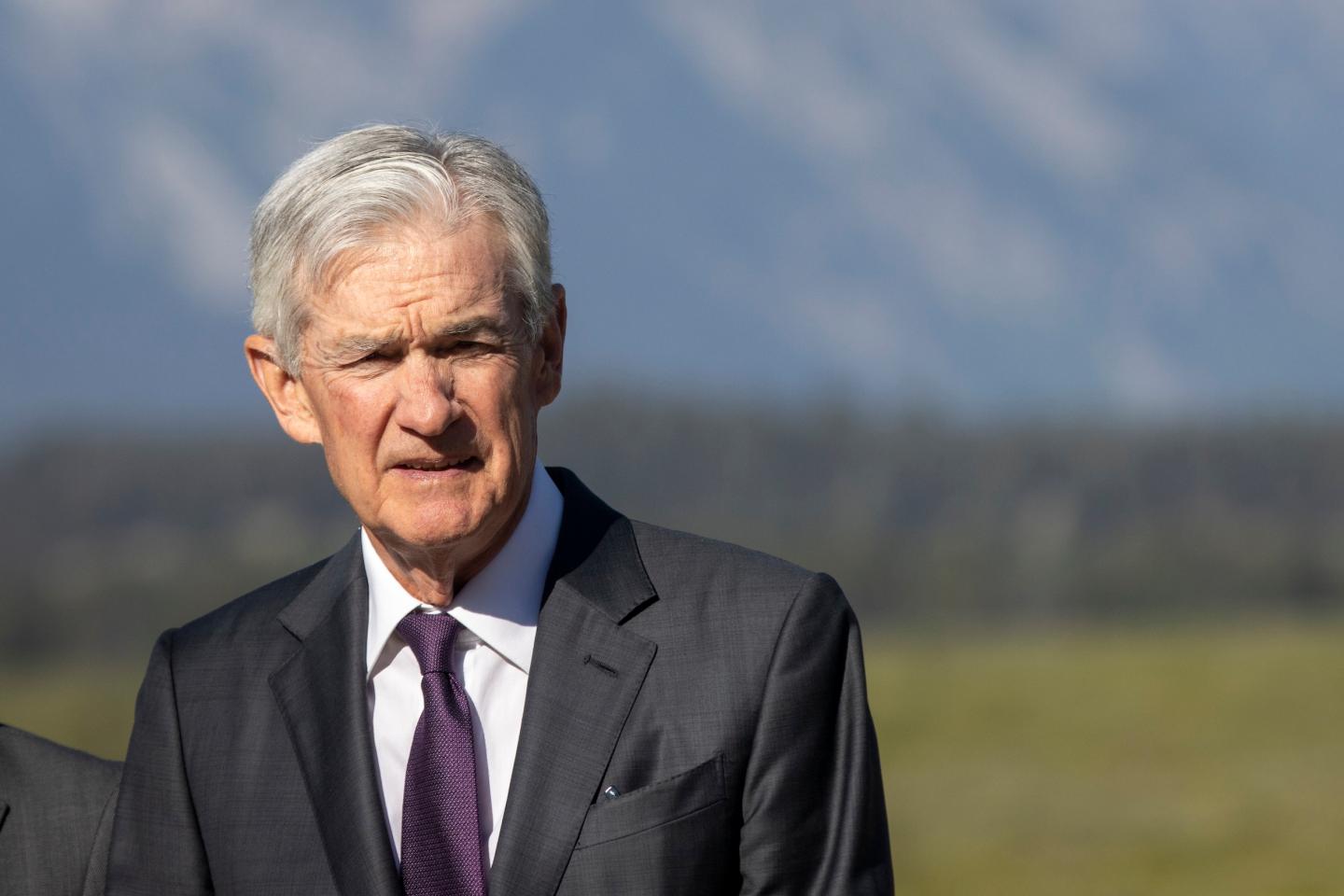 Photo: JACKSON HOLE, WYOMING - AUGUST 22: Federal Reserve Chairman Jerome Powell is seen walking in Grand Teton National Park on August 22, 2025 near Jackson Hole, Wyoming. Powell spoke Friday at the annual Jackson Hole Economic Symposium.
