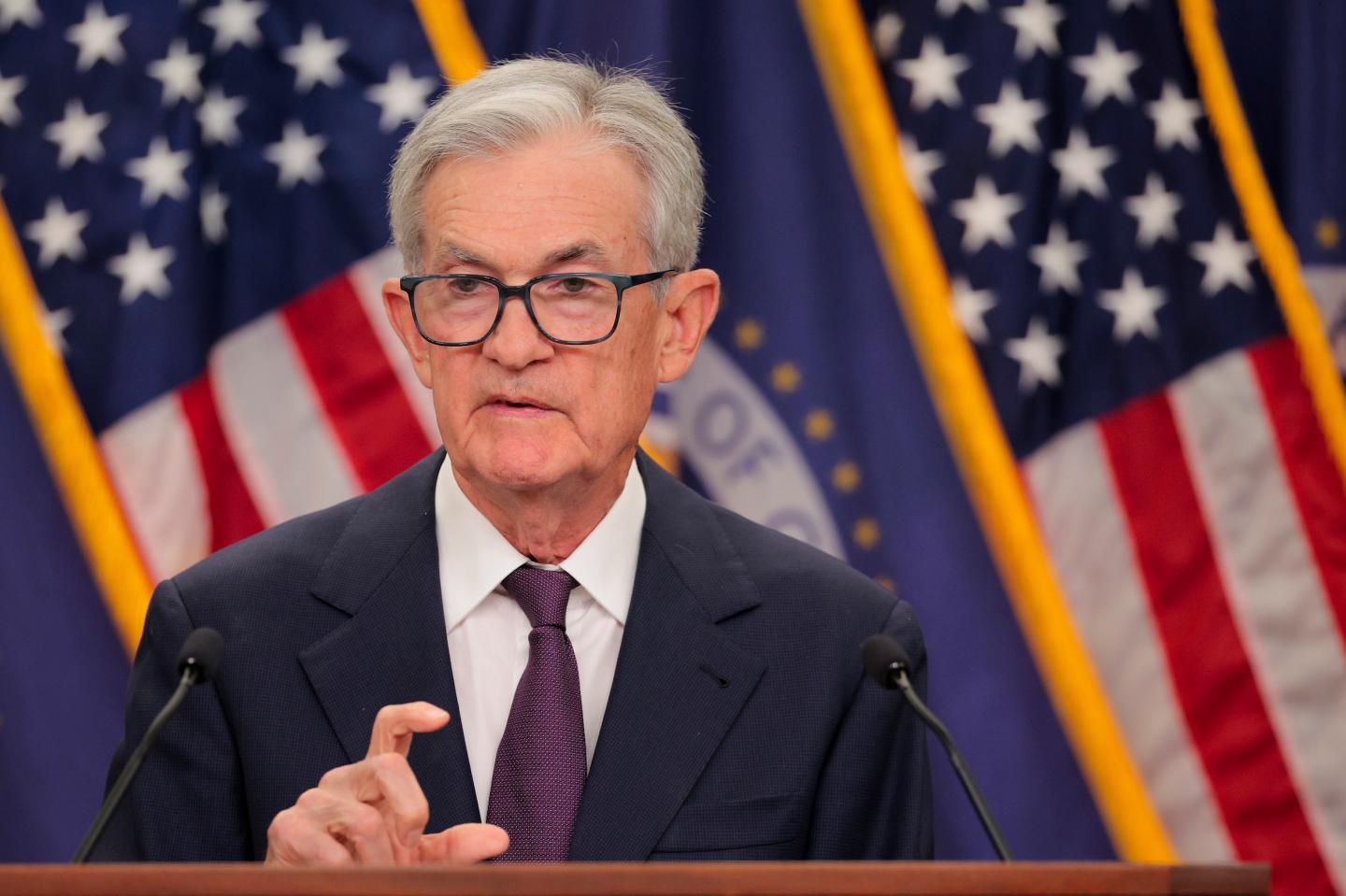 Photo: WASHINGTON, DC - SEPTEMBER 17: Federal Reserve Chair Jerome Powell speaks during a news conference following a two-day meeting of the Federal Open Market Committee at the Federal Reserve on September 17, 2025 in Washington, DC. In the face of a softening labor market, Powell announced a quarter-point cut to the federal funds rate, bringing rates down to a new range of 4 percent to 4.25 percent. (Photo by Chip Somodevilla/Getty Images)