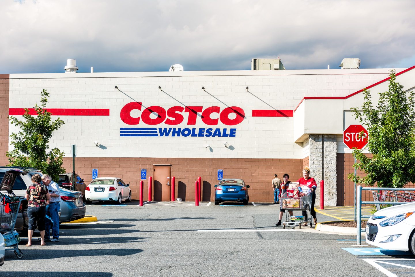 Exterior view of a Costco warehouse