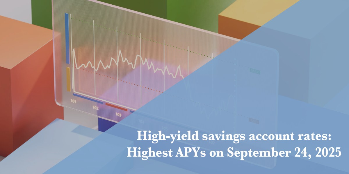 Best savings account rates Sept. 24, 2025