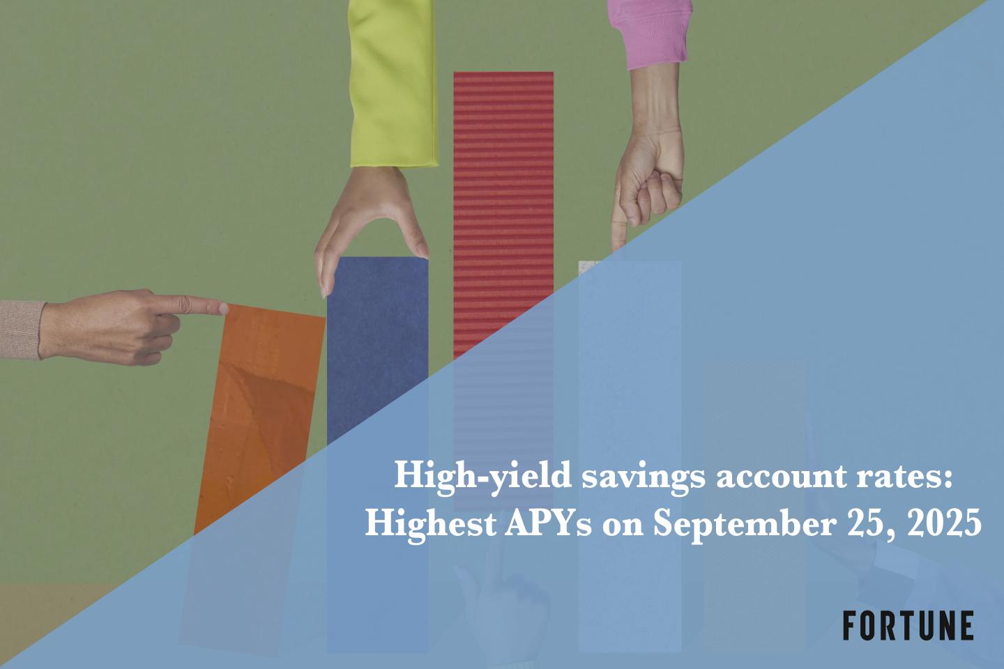 Earn up to 5.00% APY on the best high-yield savings account on Sept. 25, 2025