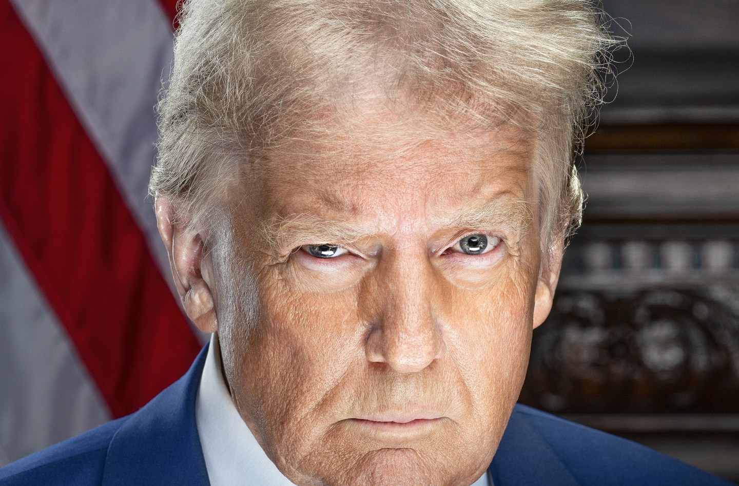 Photo: Official 2025 inaugural portrait of Donald Trump by Daniel Torok.