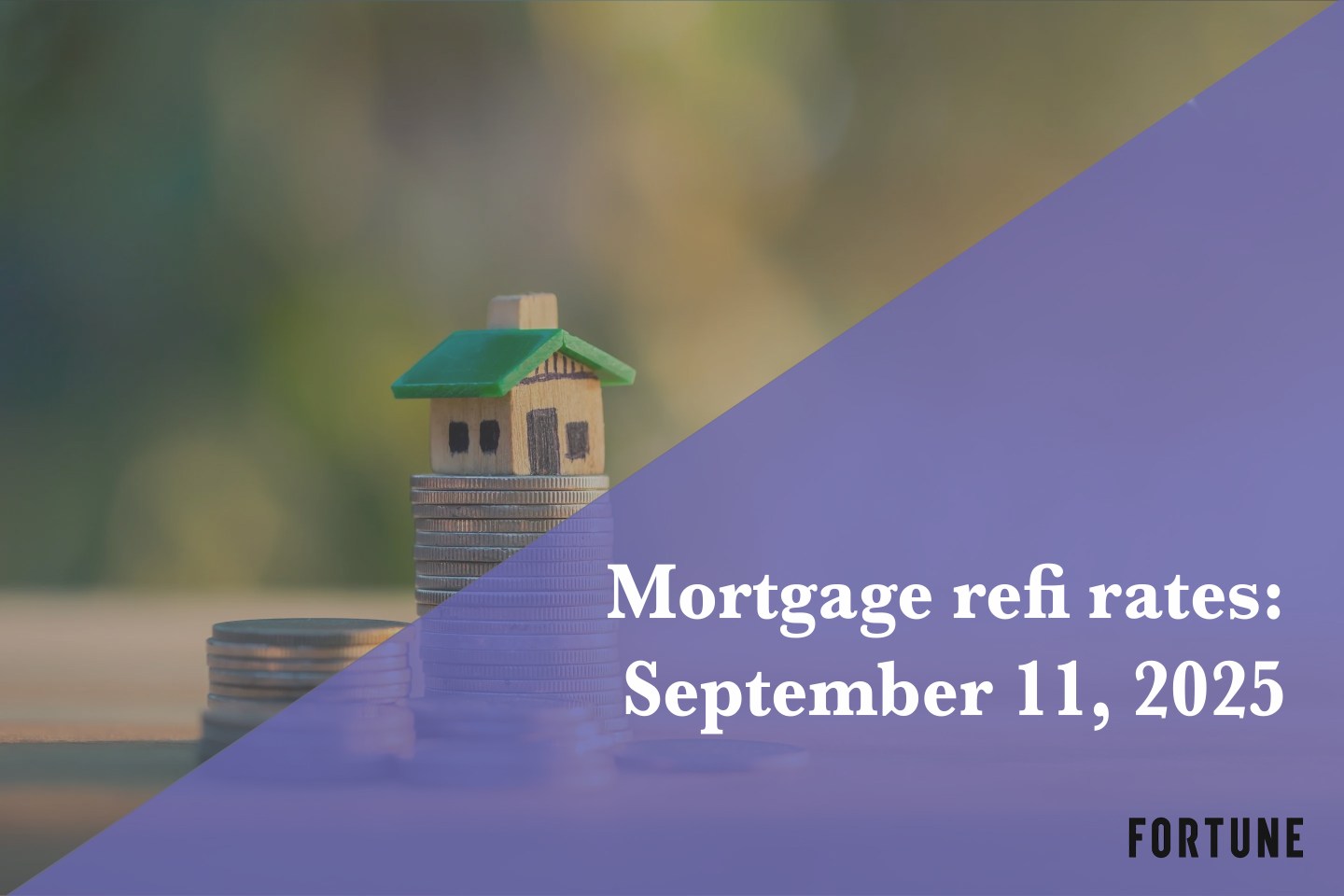 Current refi mortgage rates report for Sept. 11, 2025