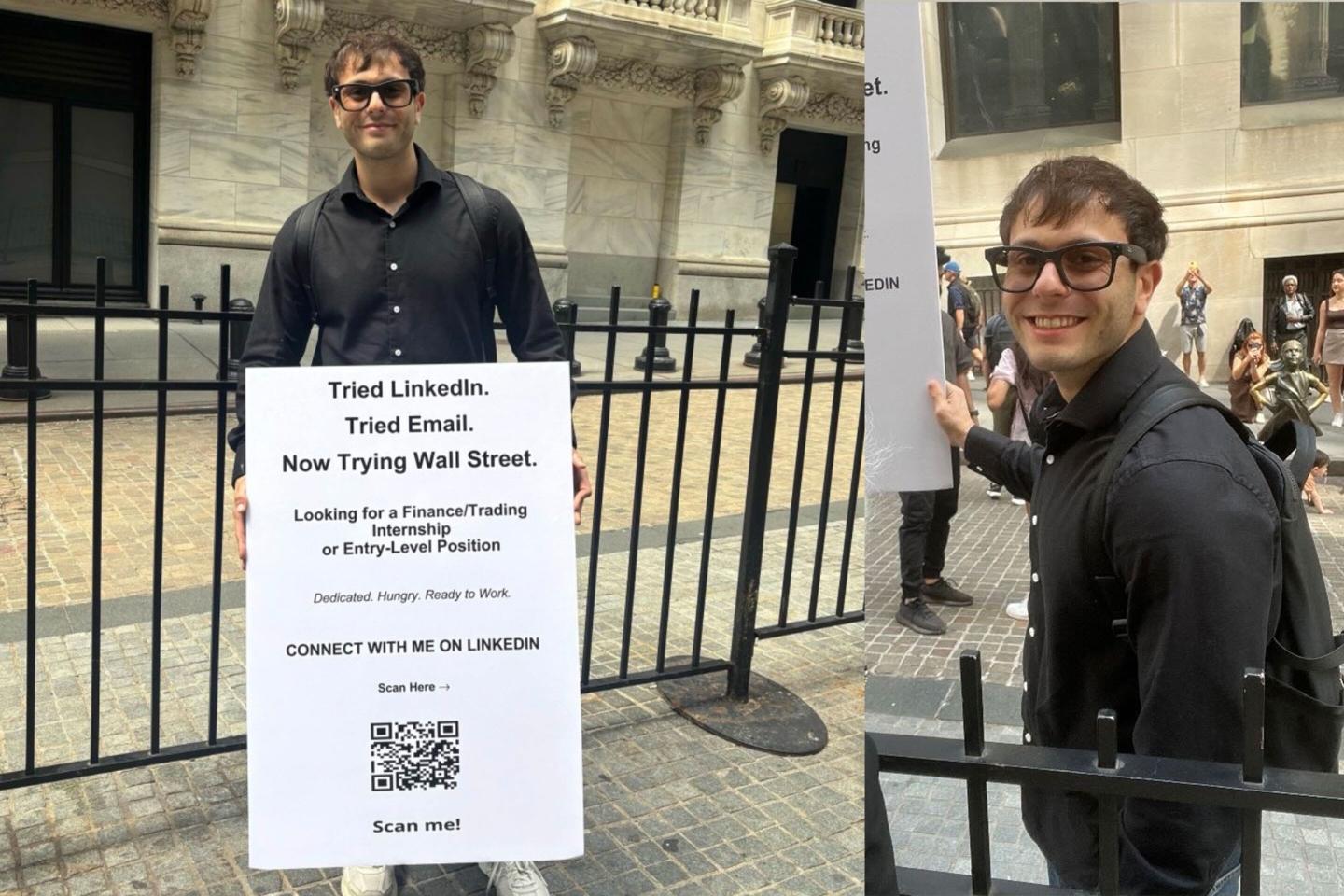 25-year-old job seeker Sam Rabinowitz