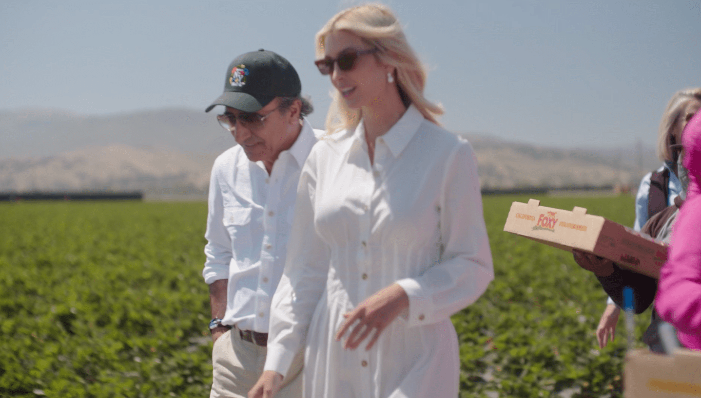 Ivanka Trump and Hamdi Ulukaya.
