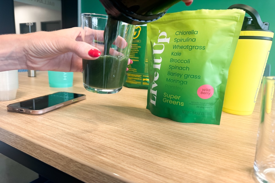 Live It Up as best greens powder