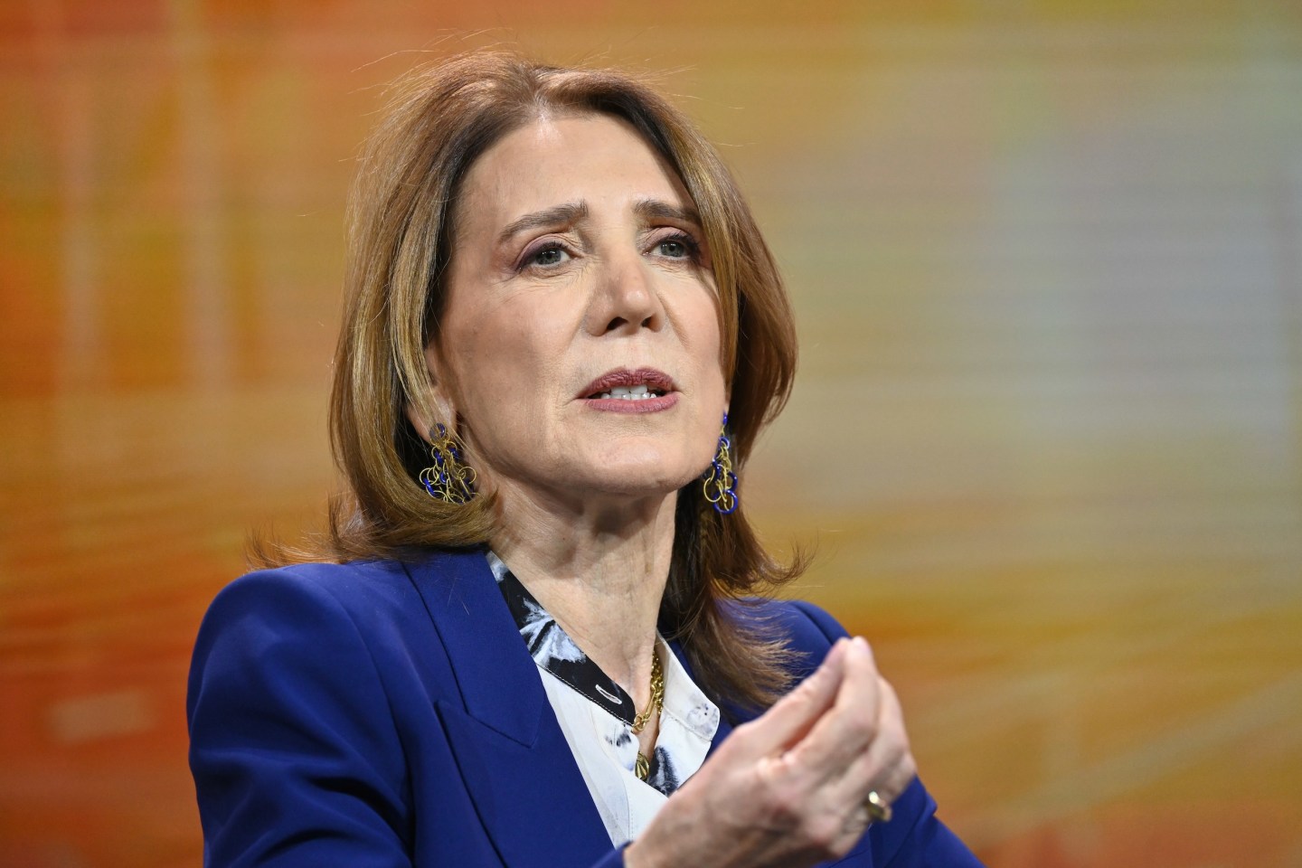 Ruth Porat, Google’s president and chief investment officer, at Fortune Global Forum 2025 in Riyadh.