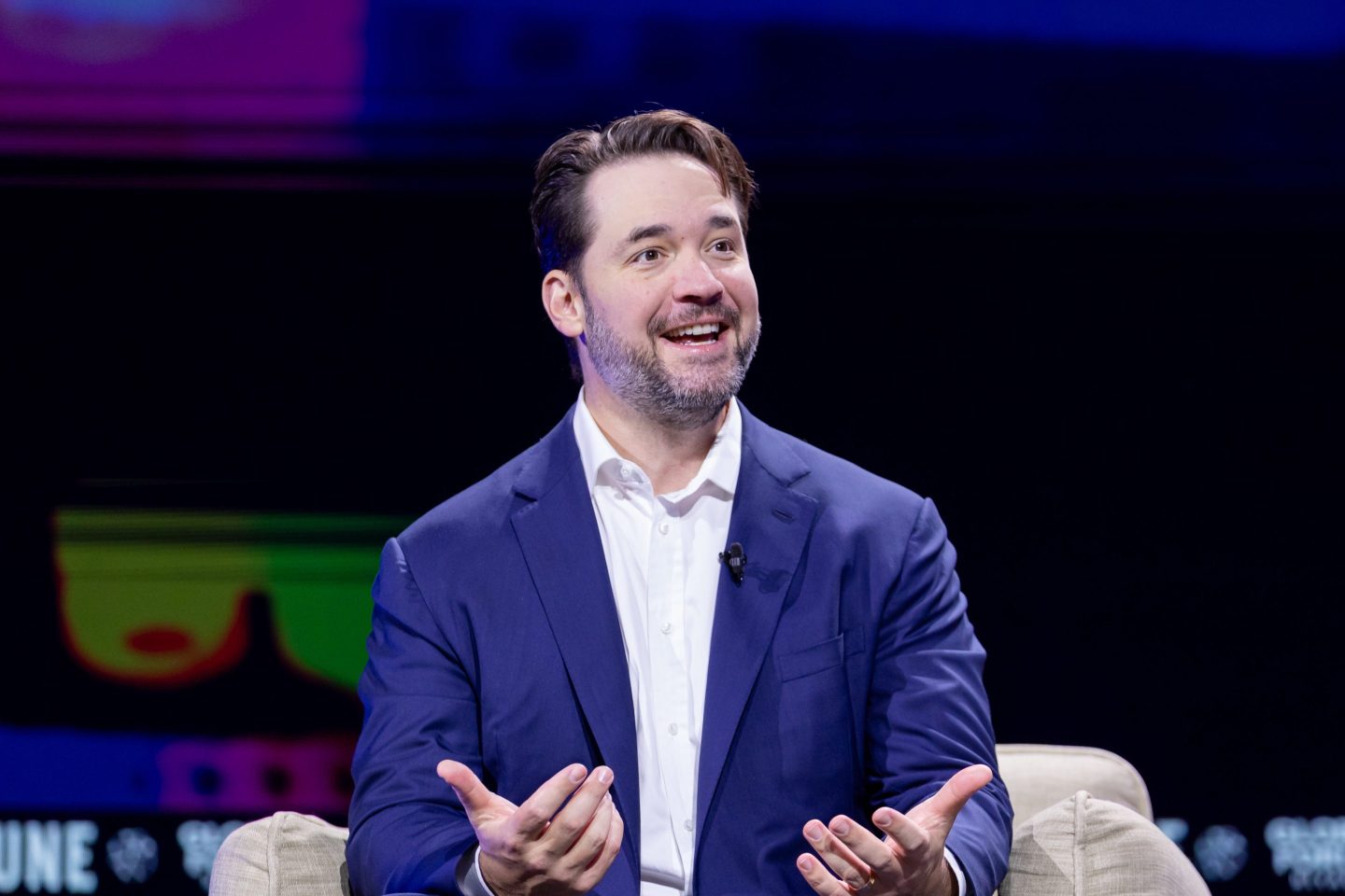 Alexis Ohanian spoke at the Fortune Global Forum on Tuesday.