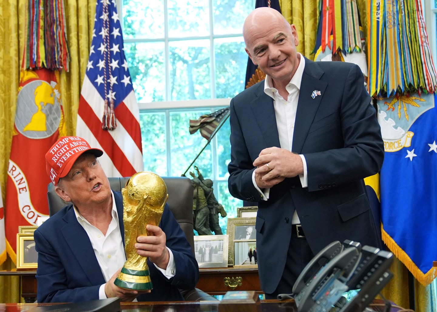 Trump, Infantino