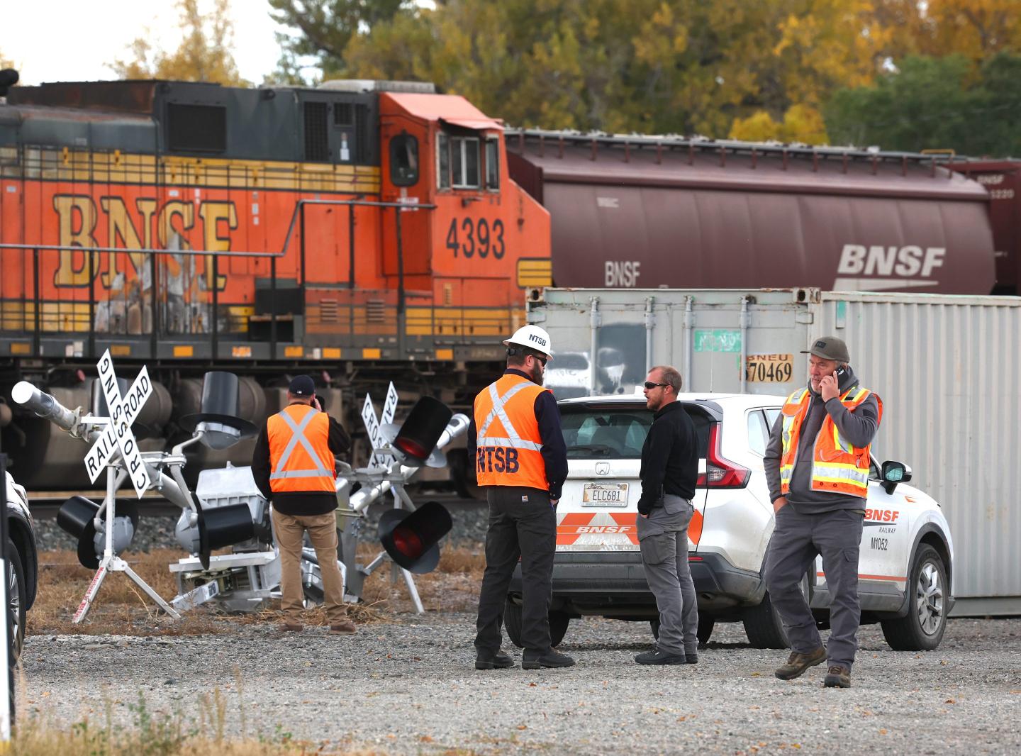 Death of BNSF Railway conductor who was hit by a passing train is under investigation