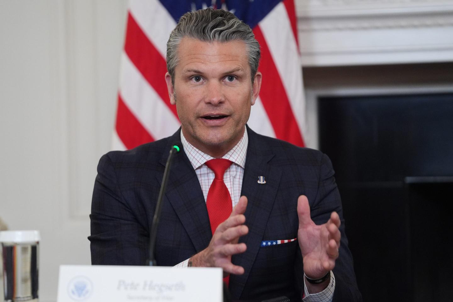 Defense Secretary Pete Hegseth.